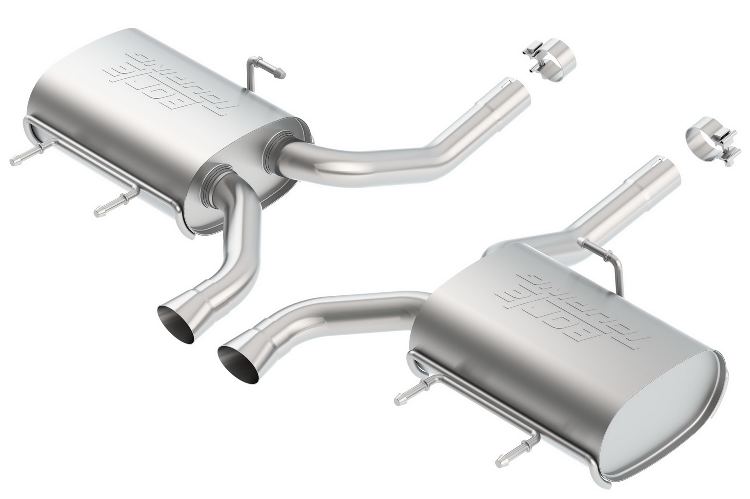 Borla 11824 - 11-14 CTS Coupe V6 3.6L AT RWD/AWD Dual Ctr Rear Exit Touring Exhaust (REAR SECTION ONLY)