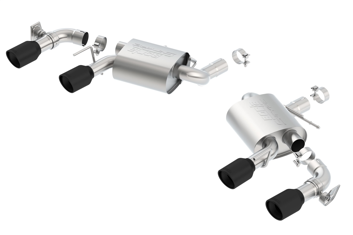 Borla 11924CB - 2016-2018 Chevrolet Camaro SS AT/MT RWD Ceramic Black S-Type Exhaust (w/ Dual Mode Valves)