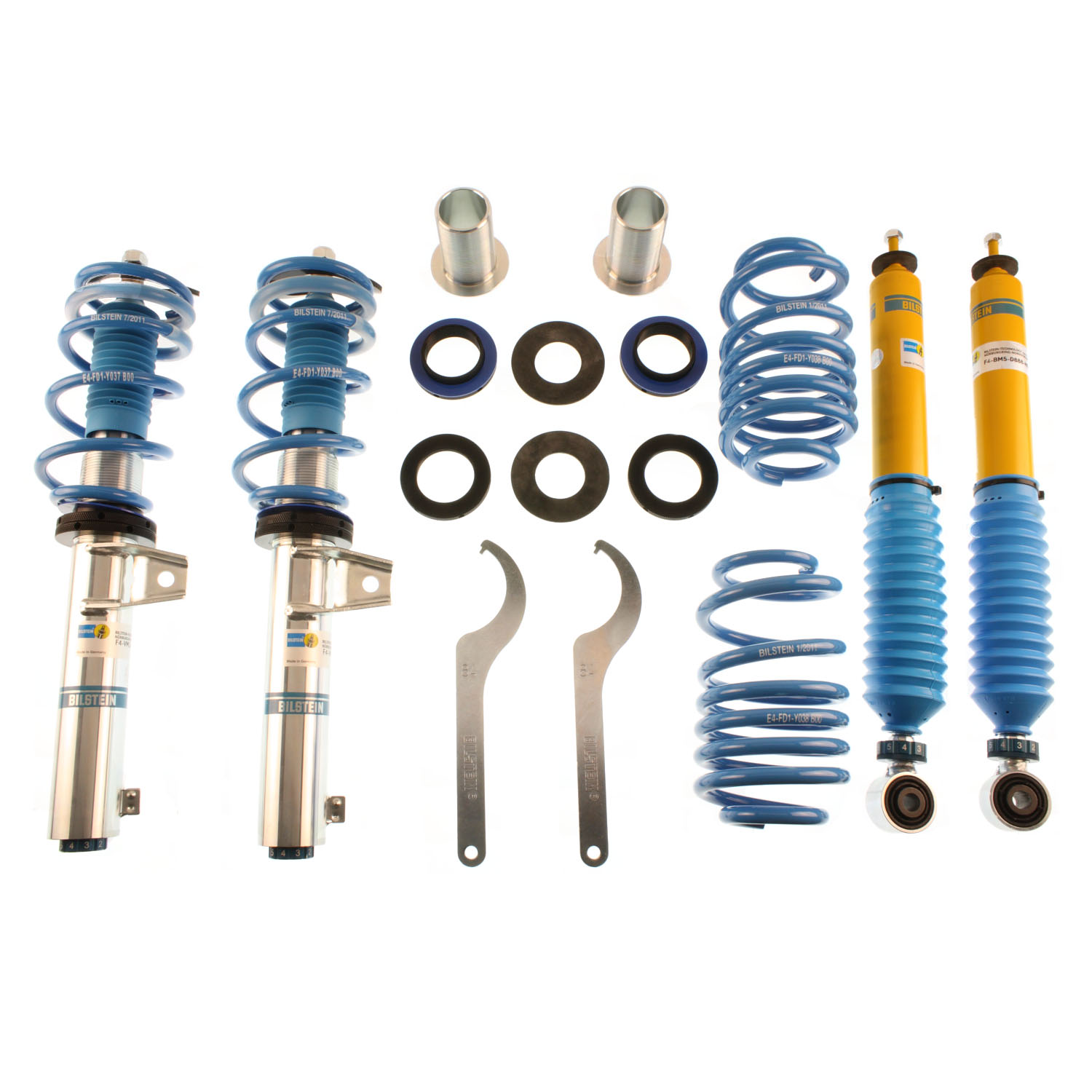 Bilstein 48-138864 - B16 2008 Audi TT Base Coupe Front and Rear Performance Suspension System Bilstein 48-138864 - B16 2008 Audi TT Base Coupe Front and Rear Performance Suspension System