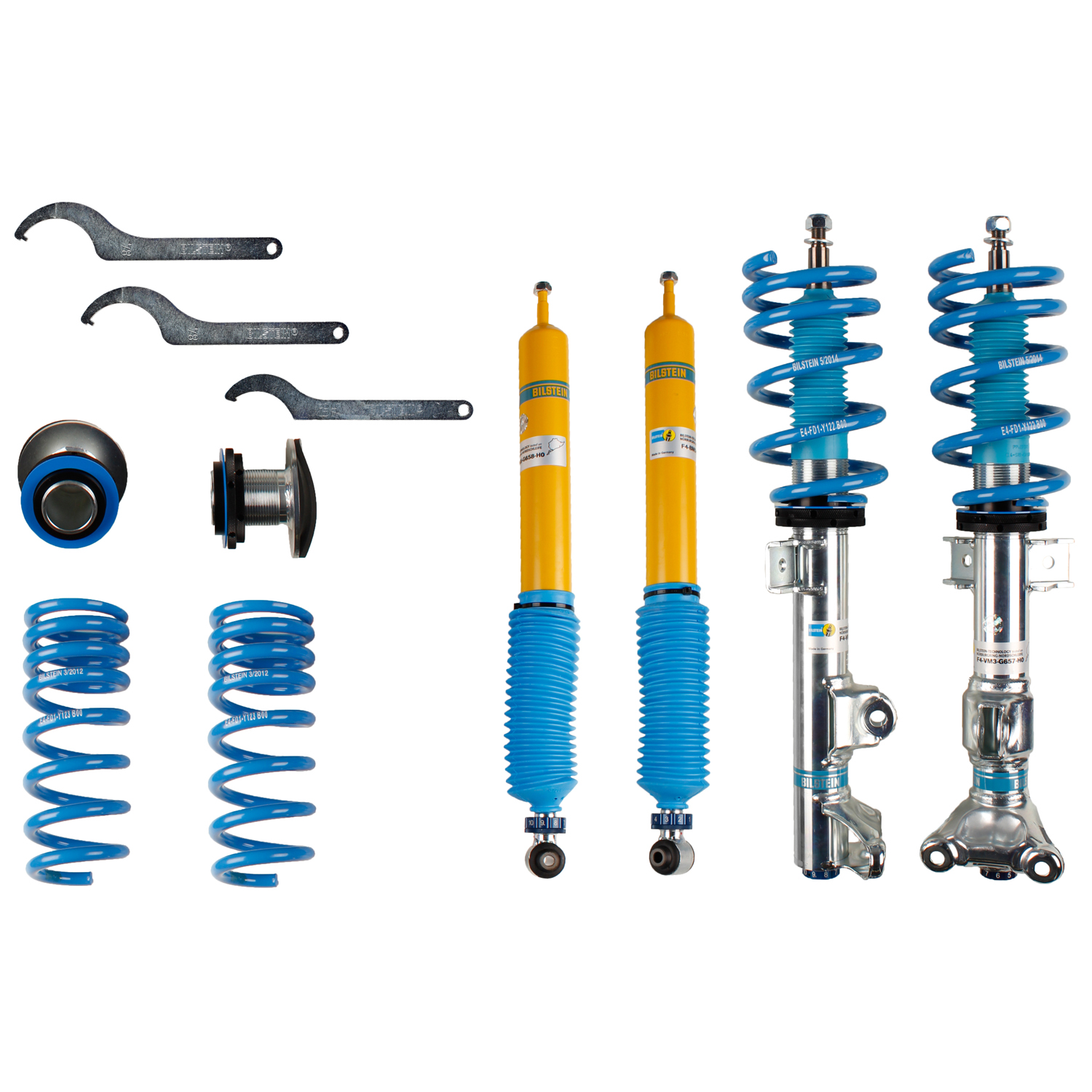 Bilstein 48-166560 - B16 2010 Mercedes-Benz E350 Base Sedan Front and Rear Suspension Kit Bilstein 48-166560 - B16 2010 Mercedes-Benz E350 Base Sedan Front and Rear Suspension Kit