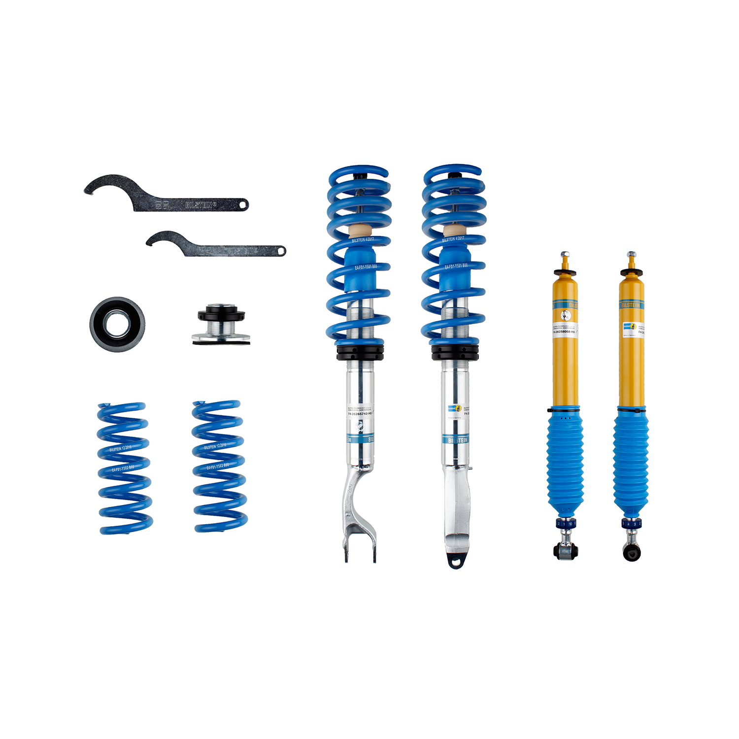 Bilstein 48-265737 - B16 2017 Mercedes-Benz E400 V6 3.0L Front and Rear Suspension System Bilstein 48-265737 - B16 2017 Mercedes-Benz E400 V6 3.0L Front and Rear Suspension System
