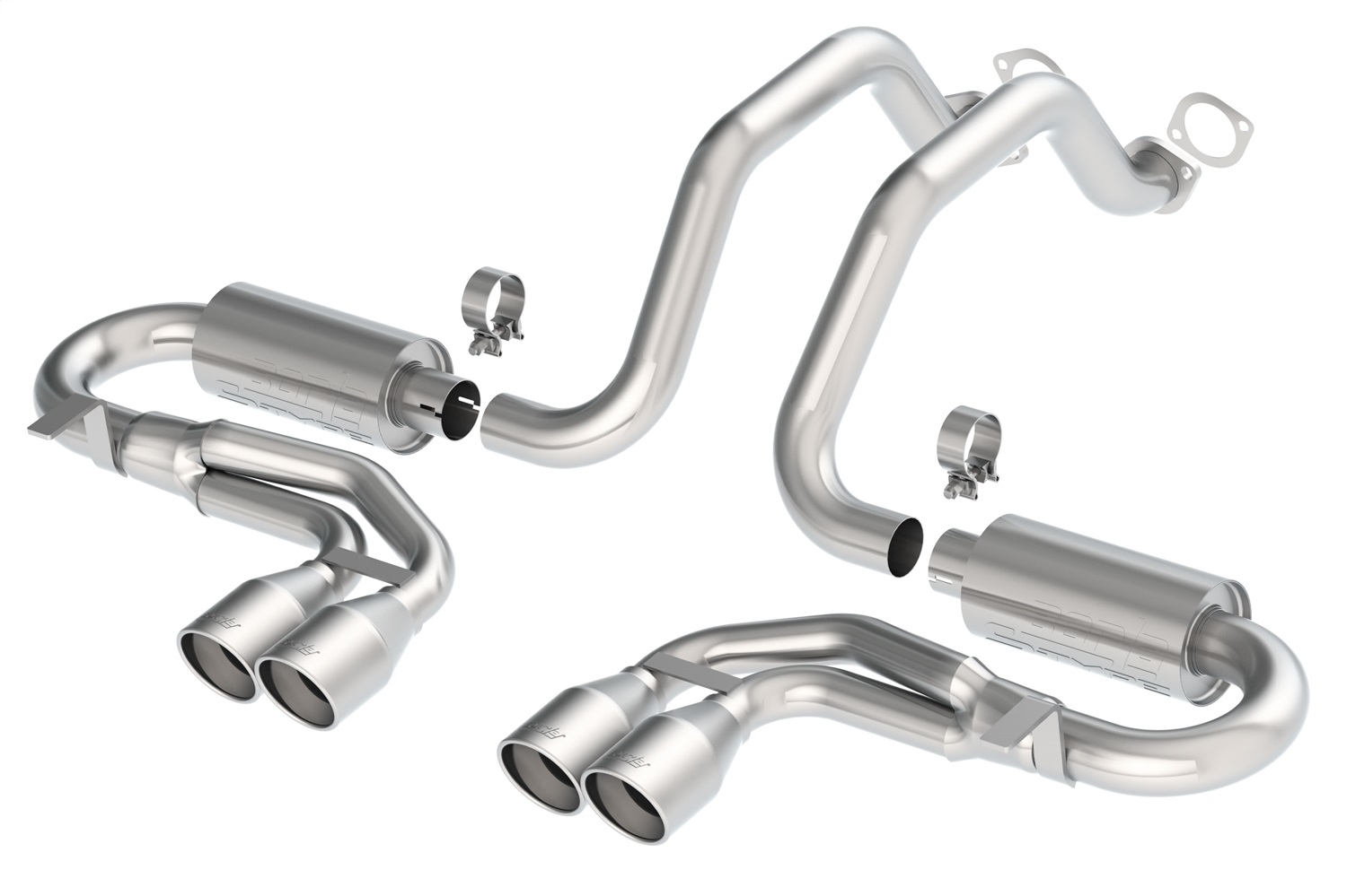 Borla 140038 - Corvette Z06 Aggressive Catback Exhaust