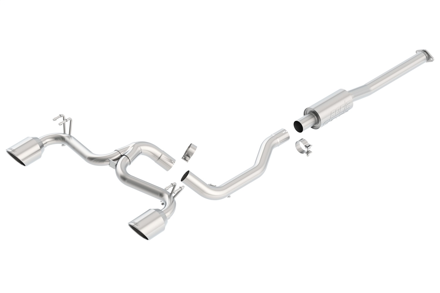 Borla 140285 - 08-14 Mitsubishi EVO X Catback Exhaust