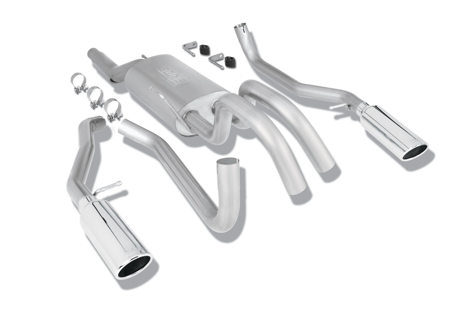 Borla 140291 - 09 Ford F-150 Stainless Steel Touring Style Catback Exhaust