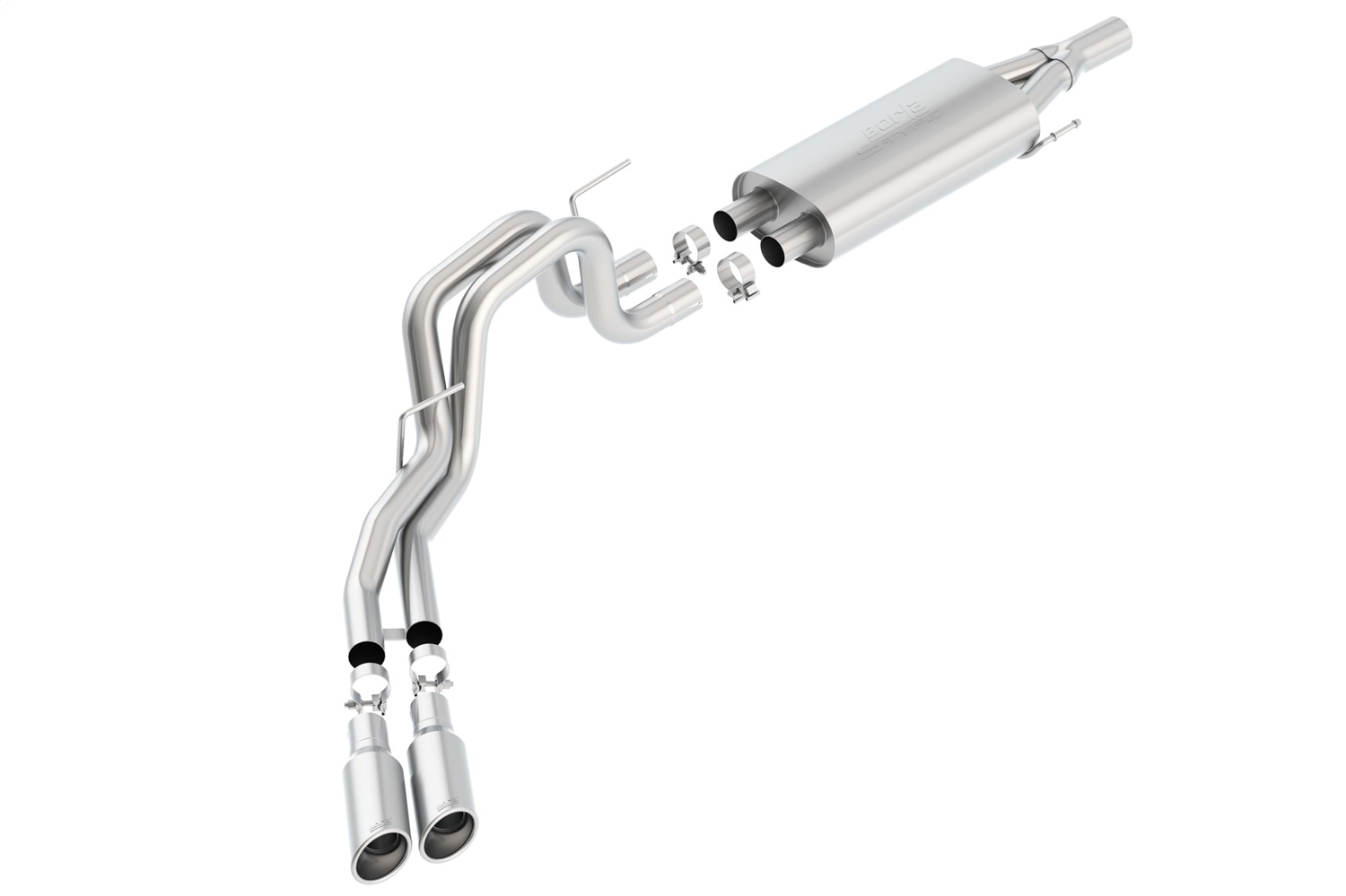 Borla 140383 - 10-14 Ford F-150 SVT Raptor 6.2L-8cyl SS Catback Exhaust