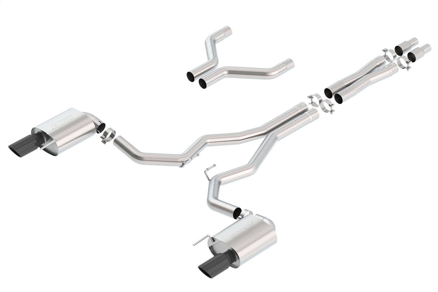 Borla 140629BC - 15-17 Ford Mustang GT 5.0L V8 S-Type Catback Exhaust