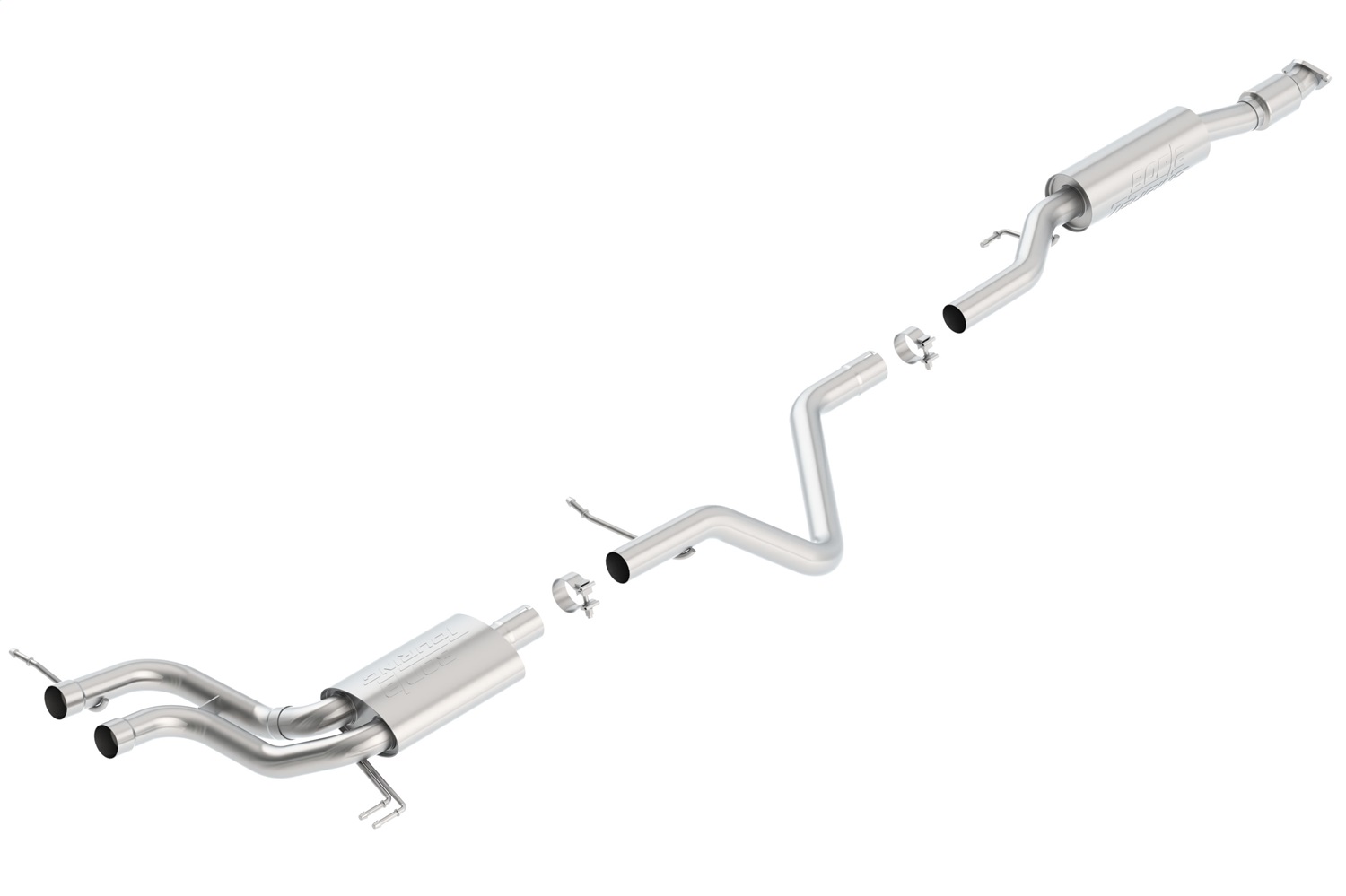Borla 140506 - 13-15 Hyundai Veloster Turbo 1.6L AT/MT FWD 2dr Dual Center Rear Exit Cat-Back Exhaust Borla 140506 - 13-15 Hyundai Veloster Turbo 1.6L AT/MT FWD 2dr Dual Center Rear Exit Cat-Back Exhaust