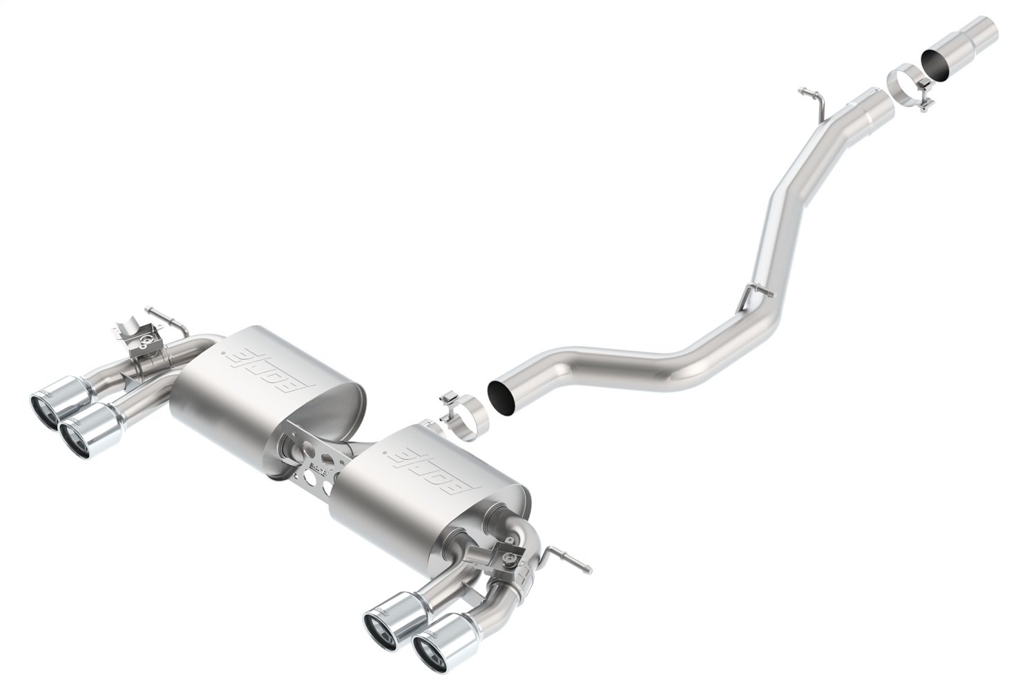 Borla 140643 - 2015 Volkswagen Golf-R 2.0L Turbo S-Type CB Exhaust