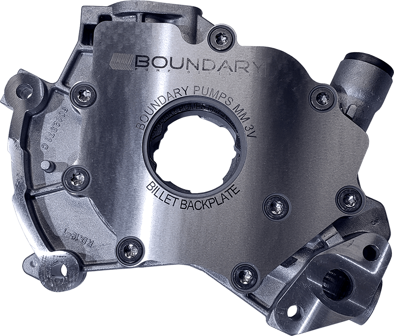Boundary MM-S1-BBP-M - 99-15 Ford Mod Motor V8 Oil Pump Asmbly w/High Flow Billet Gear/Stl Bkplt MW Treatment