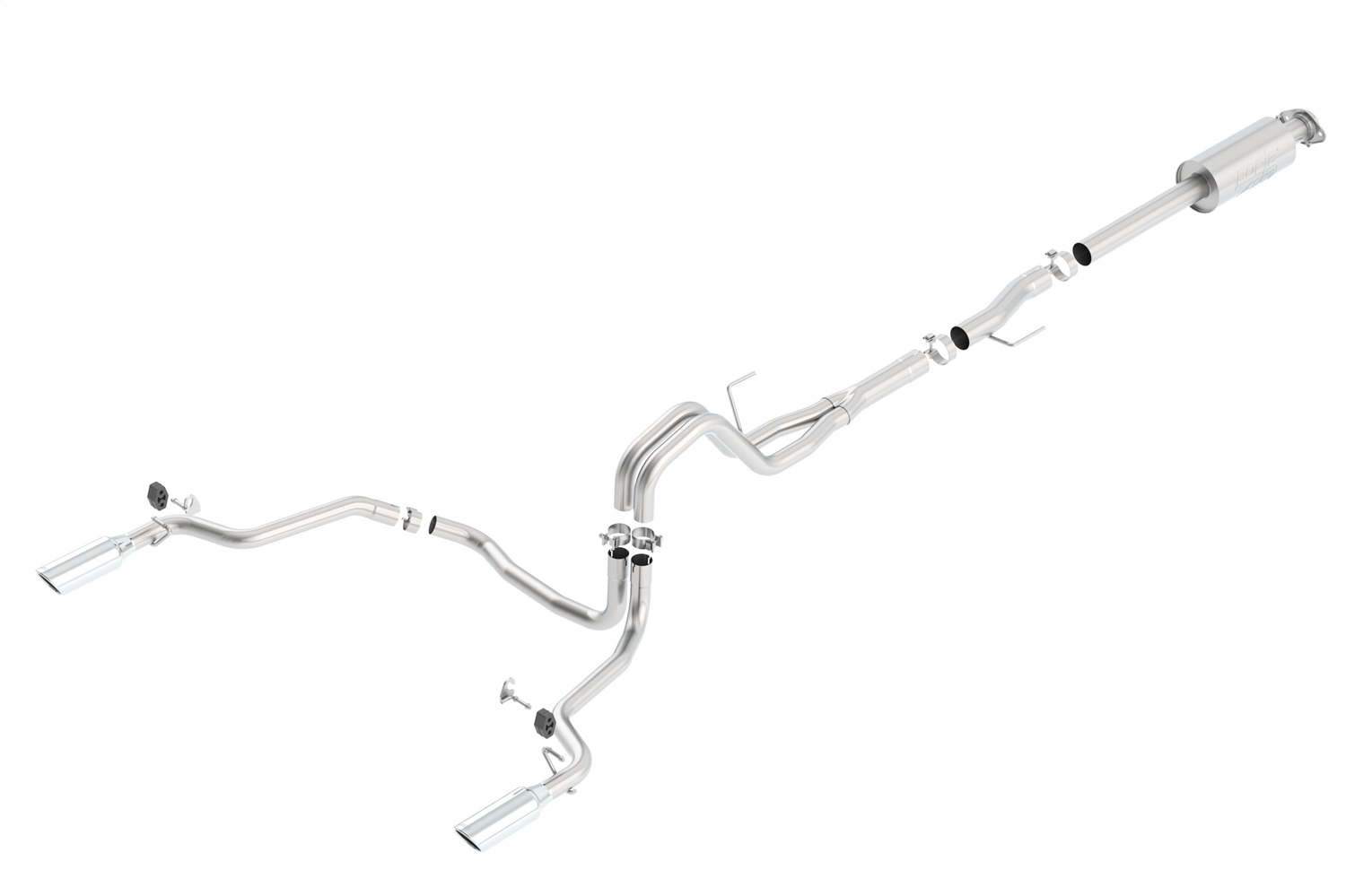Borla 140616 - 15-16 Ford F-150 3.5L EcoBoost Ext. Cab Std. Bed Catback Exhaust ATAK Single Split Rear Exit