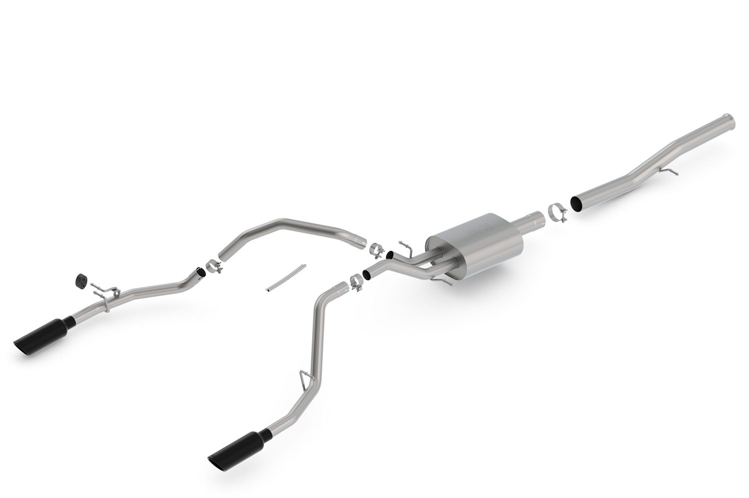Borla 140571BC - 14-8 Chevrolet Silverado 1500 6.2L V8 AT/MT Extended Cab Standard Bed S-Type Exhaust Borla 140571BC - 14-8 Chevrolet Silverado 1500 6.2L V8 AT/MT Extended Cab Standard Bed S-Type Exhaust