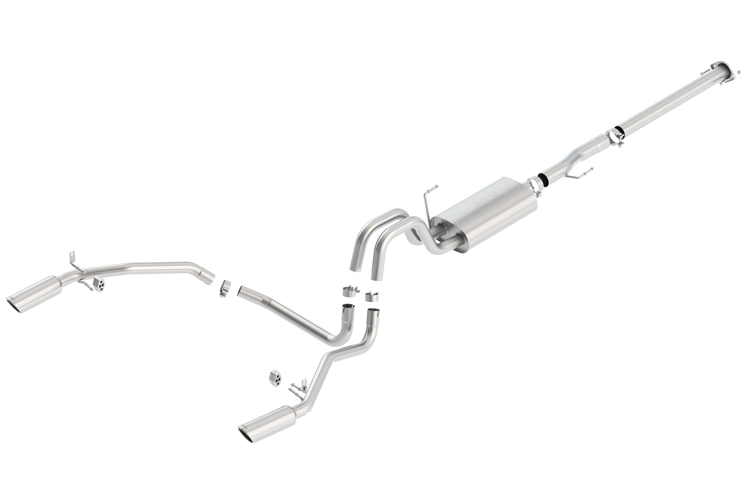 Borla 140466 - 11-14 Ford F150 AT 2/4WD 2/4dr S-Type SS Catback Exhaust