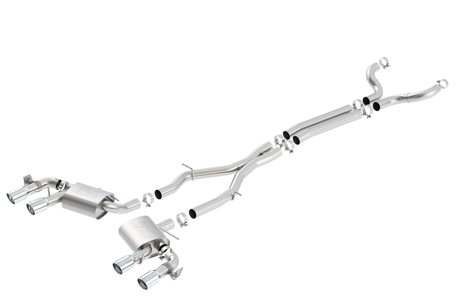 Borla 140727 - 2017+ Chevy Camaro ZL1 6.2 ATAK Catback Exhaust w/ Dual Split Rear Exit