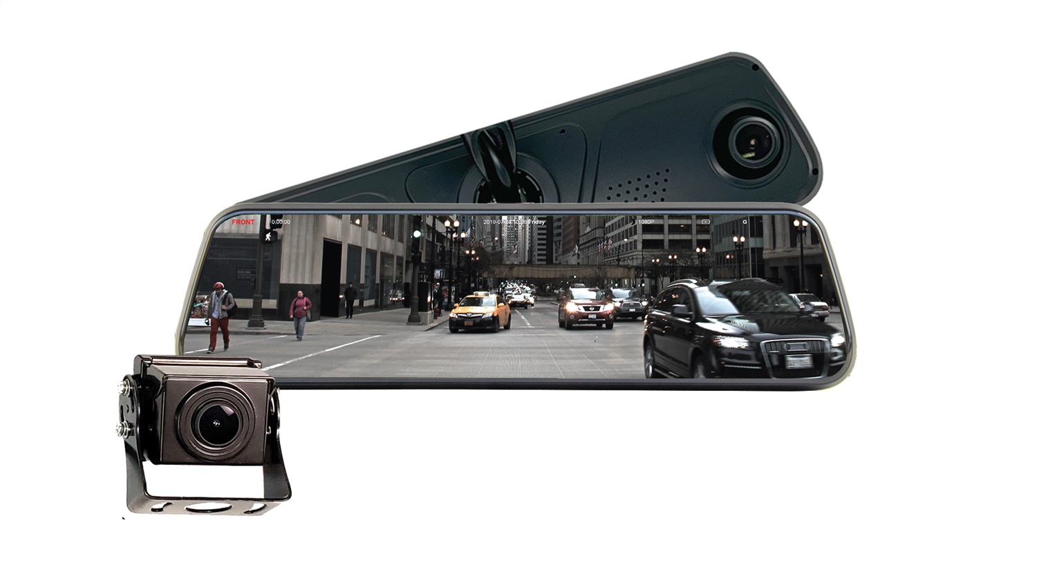 Brandmotion FVMR-1150 - FullVUE® Mirror Commercial Camera System w/Built-In Dashcam Brandmotion FVMR-1150 - FullVUE® Mirror Commercial Camera System w/Built-In Dashcam
