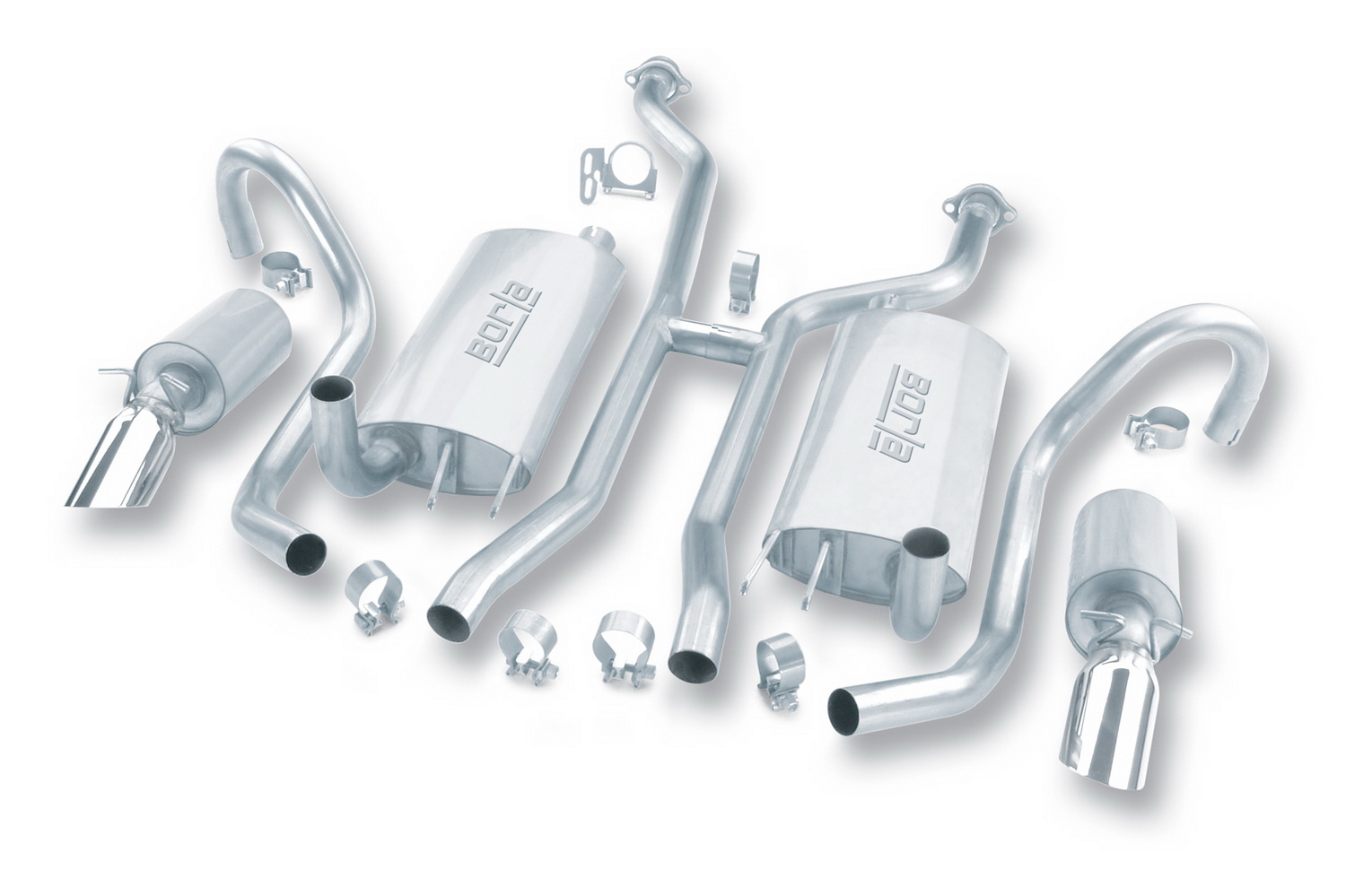 Borla 14504 - 94-95 Chevy Impala SS / 94-96 Caprice Classic SS H-Pipe Catback Exhaust System