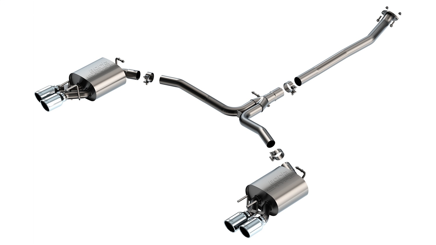 Borla 140853 - 18-22 Toyota Camry XSE S-Type S-Type Cat Back Exhaust (Stainless)