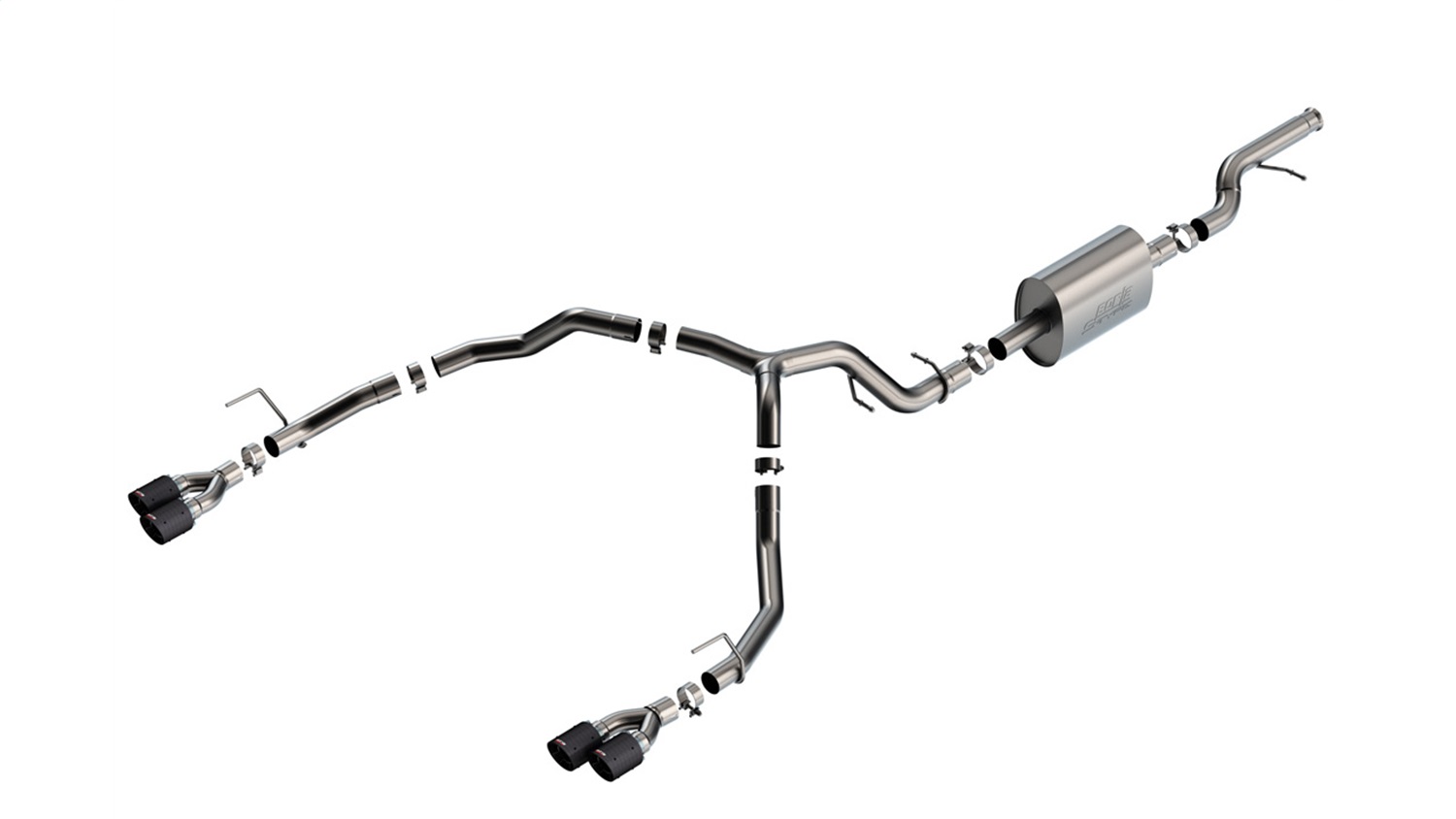 Borla 140857CF - 21-22 Chevy Tahoe 5.3L V8 2/4WD 4DR 3in/2.75in S-Type Cat-Back Exhaust w/ Carbon Fiber Tips Borla 140857CF - 21-22 Chevy Tahoe 5.3L V8 2/4WD 4DR 3in/2.75in S-Type Cat-Back Exhaust w/ Carbon Fiber Tips