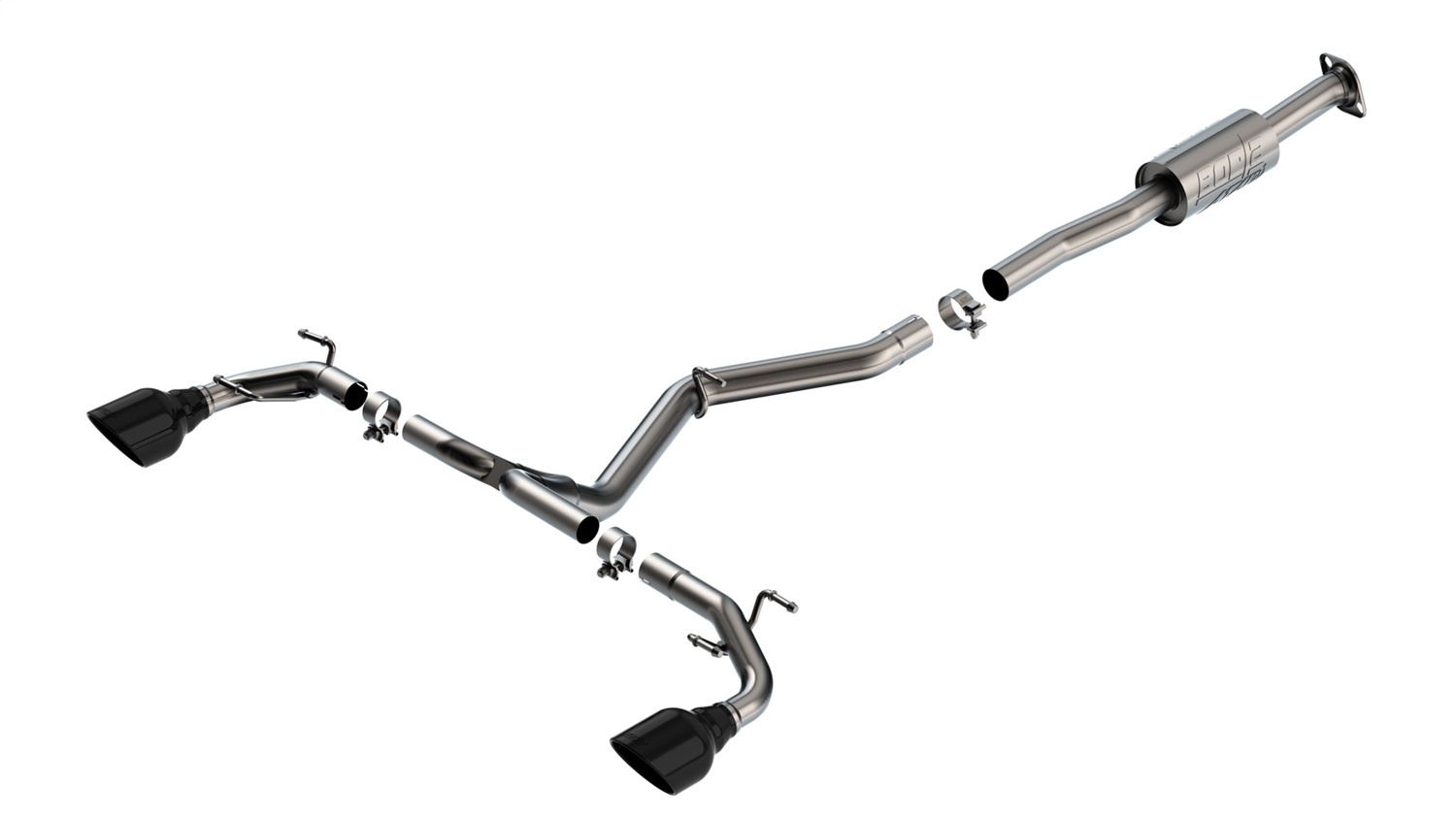 Borla 140910BC - 22-23 Subaru BRZ/Toyota GR86 2.4L RWD AT/MT ATAK Catback Exhaust - Black Chrome Tips