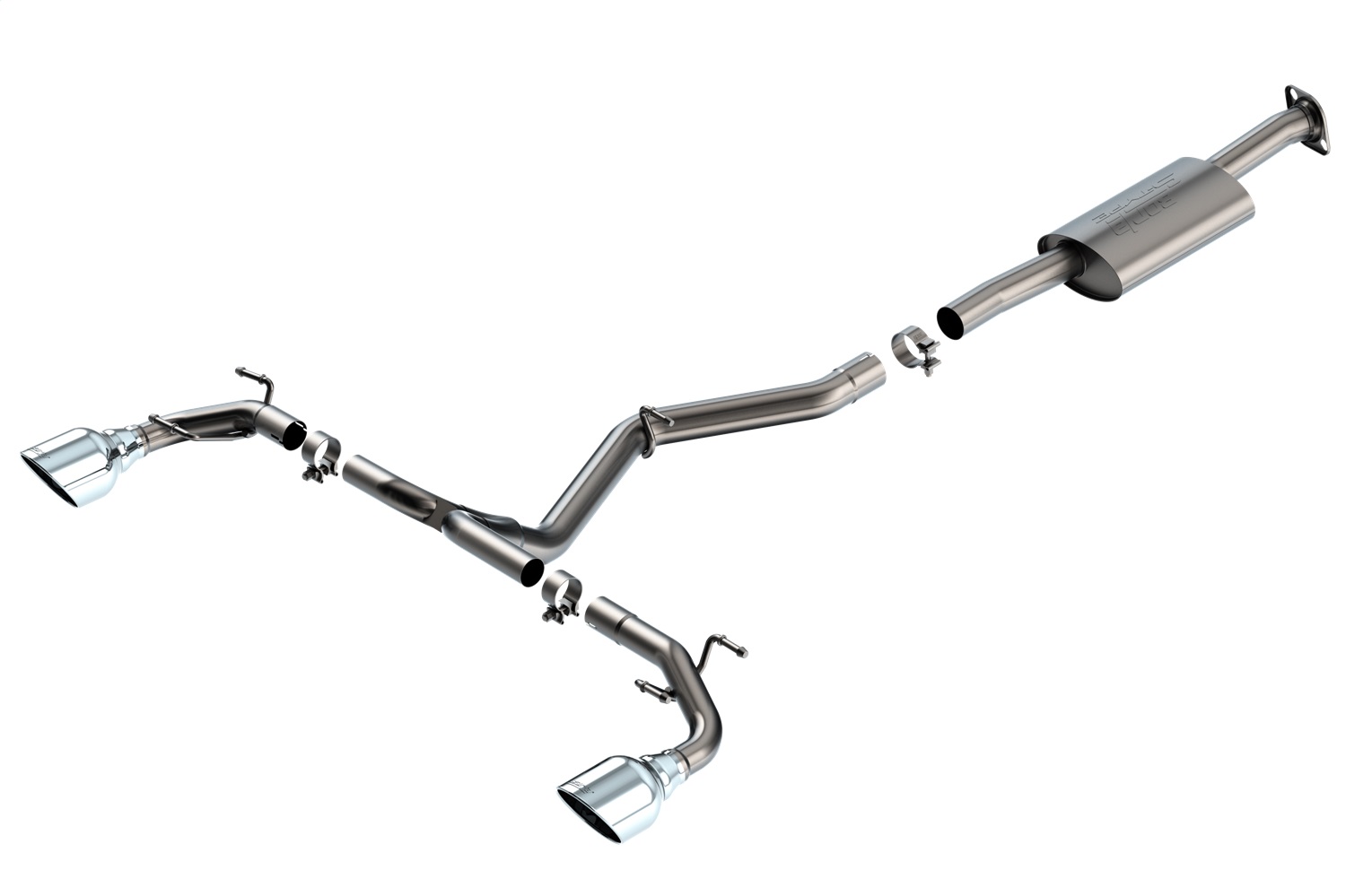 Borla 140909 - 22-23 Subaru BRZ/Toyota GR86 2.4L RWD AT/MT S-Type Catback Exhaust - Polished Tips