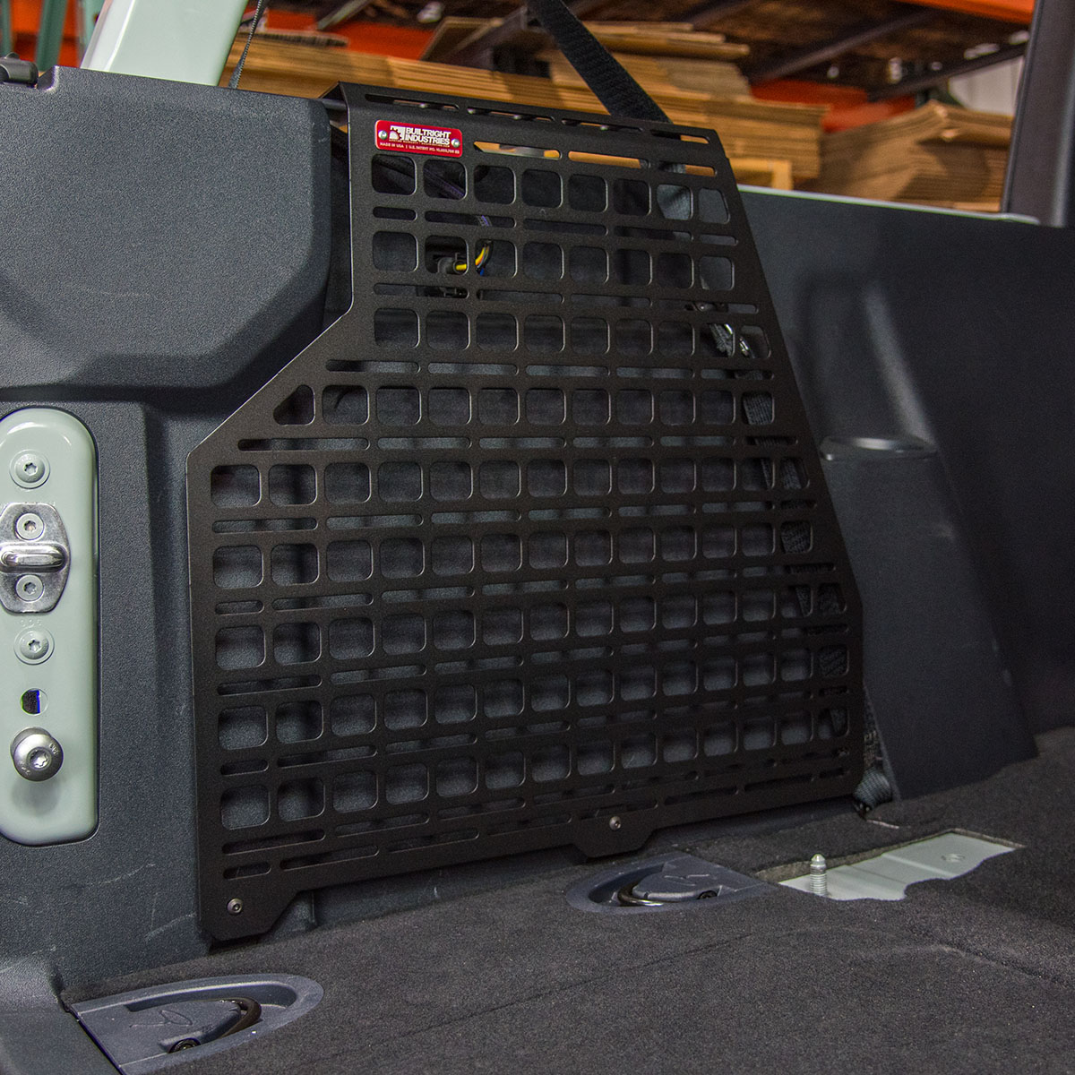BuiltRight Industries 102601 - 2021+ Ford Bronco 2dr MOLLE Compatible Cargo Panel - Driver Side Panel ONLY BuiltRight Industries 102601 - 2021+ Ford Bronco 2dr MOLLE Compatible Cargo Panel - Driver Side Panel ONLY