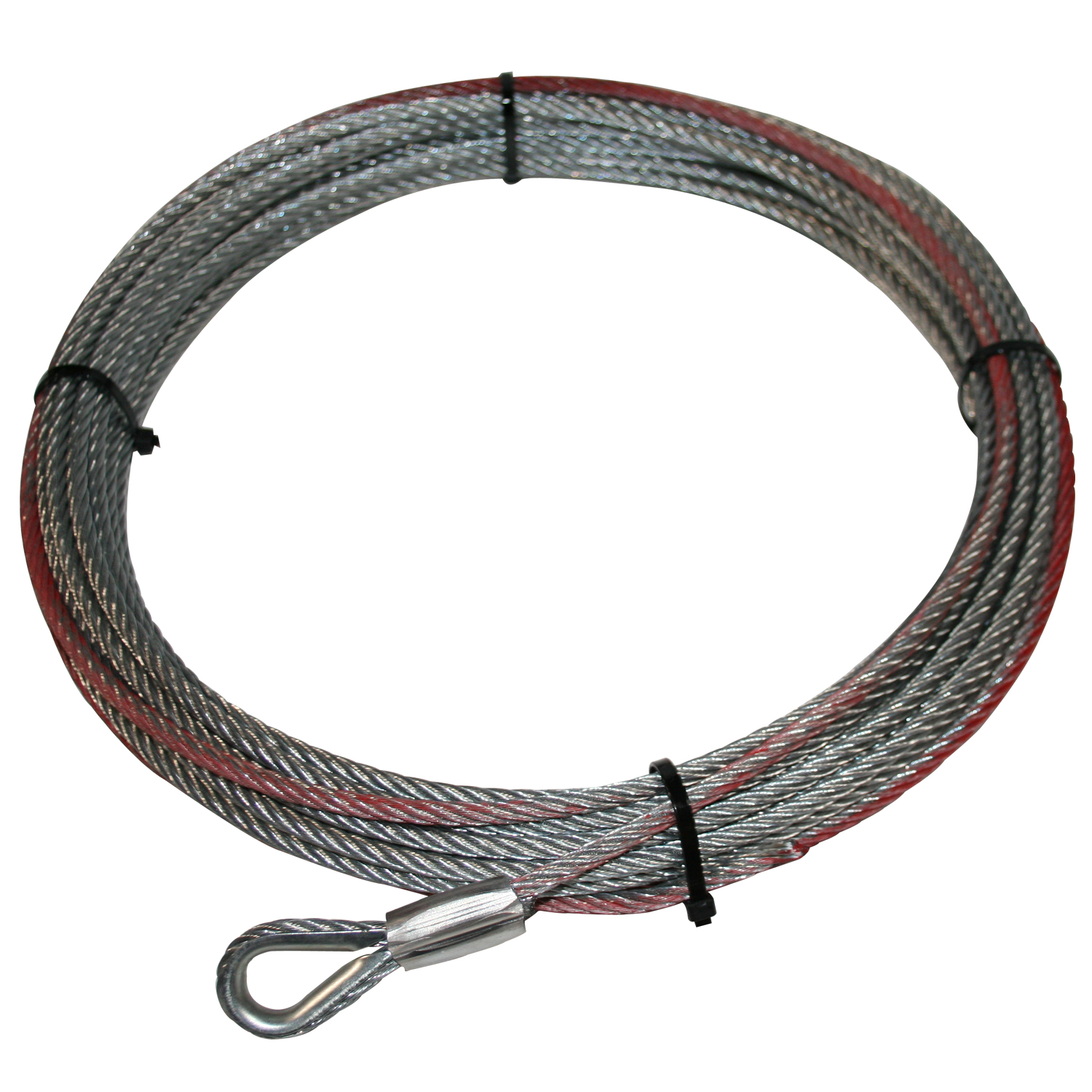 Bulldog Winch 20250 - Winch Rope Wire for 15022 6k 6.4mmx55 Foot Gray Bulldog Winch 20250 - Winch Rope Wire for 15022 6k 6.4mmx55 Foot Gray
