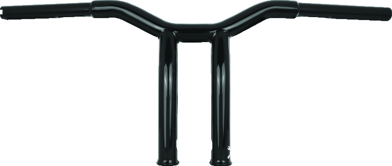 Burly Brand B12-6051B - Dominator Raked Bar 10in - Gloss Black