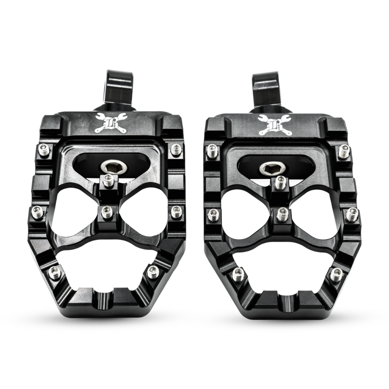 Burly Brand B13-1015B - 97-22 Sportster/Dyna MX-Evolution Pegs - Black