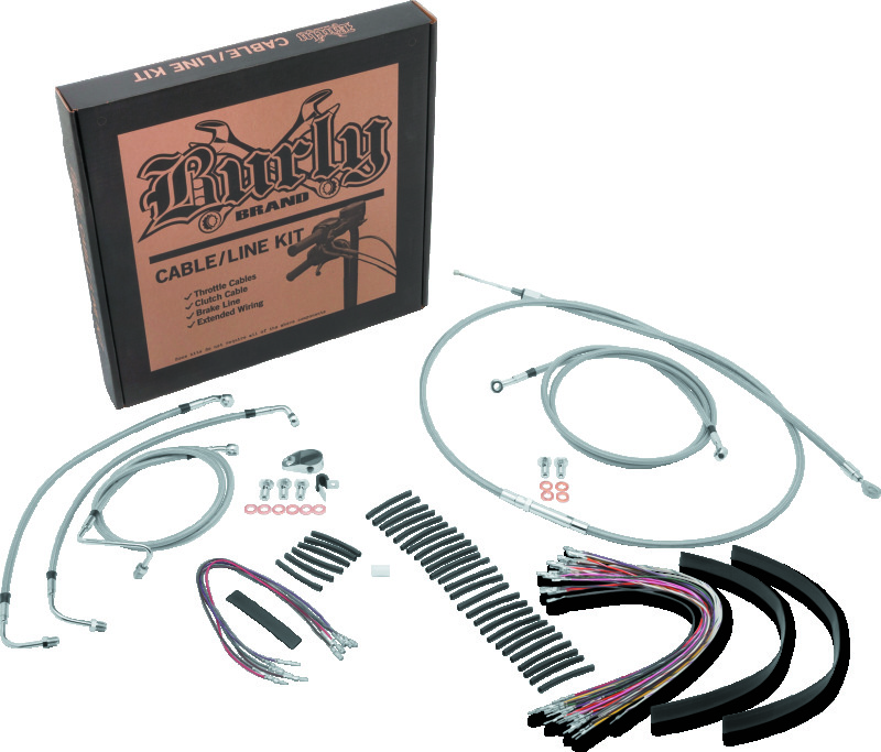 Burly Brand B30-1093 - Control Kit 18in - Stainless Steel