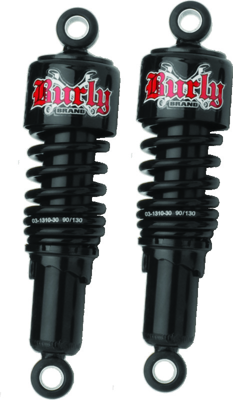 Burly Brand B28-1208B - Slammer Shocks 10.5in - Black