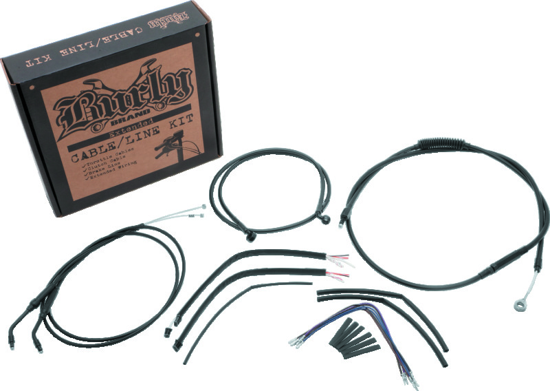 Burly Brand B30-1106 - Control Kit 12in - Black
