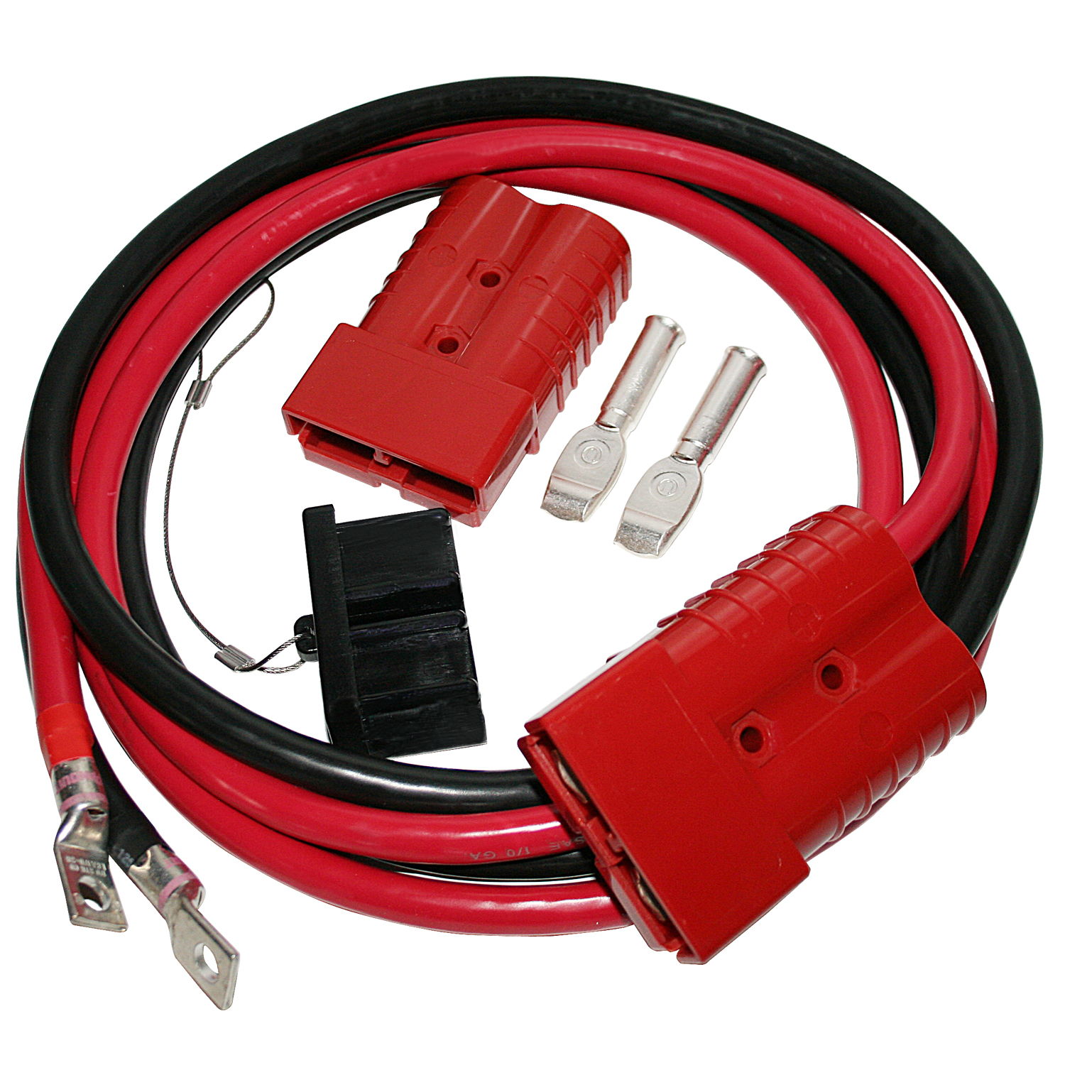 Bulldog Winch 20347 - Wiring Kit W/Quick Connect 1/0 Gauge x 7.5 Ft
