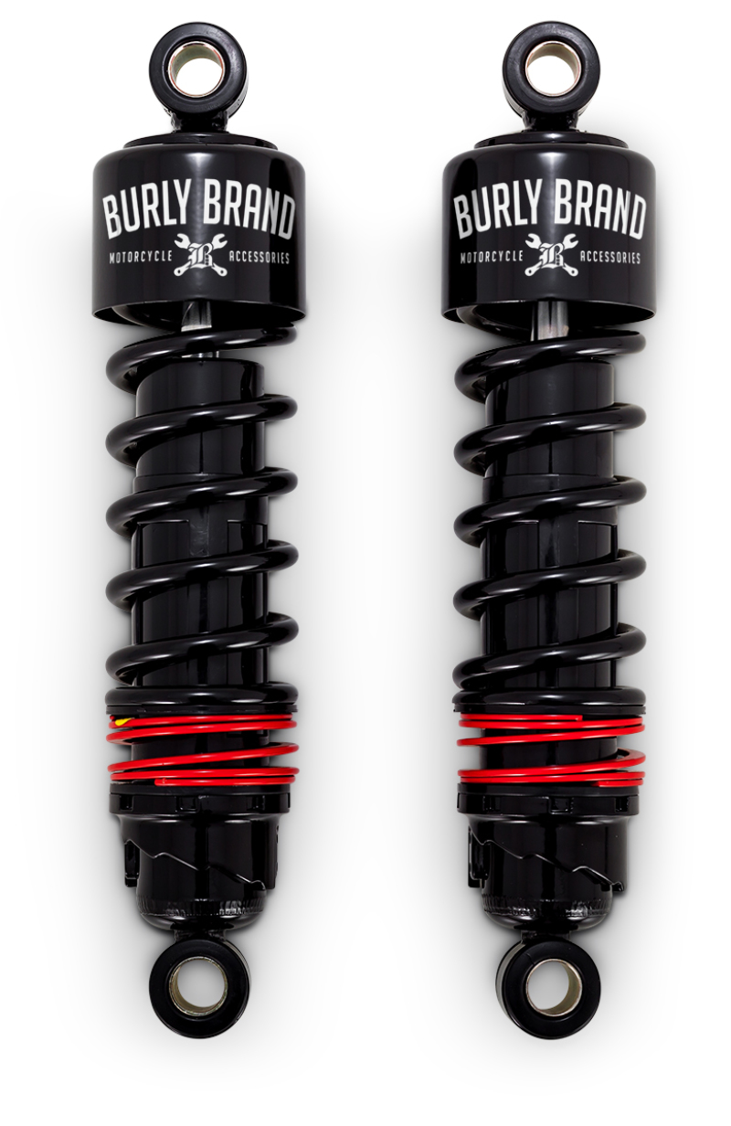 Burly Brand B28-1207B - Slammer Plus Shocks 11.5in - Black