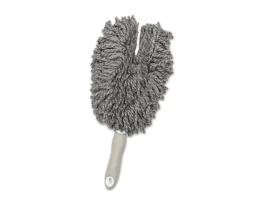 California Car Duster 96630 - Car Duster - Wheel Duster - 17 in Handle - 9 in x 3 in Duster Forks - Microfiber - Gray - Each