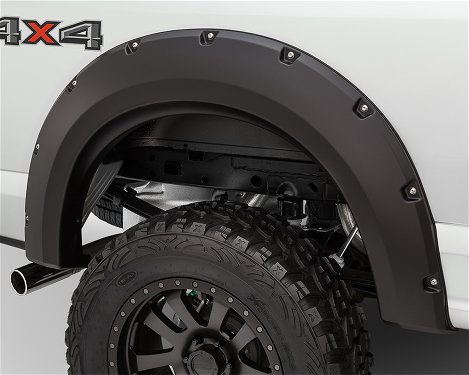 Bushwacker 20111-02 - 18-19 Ford F-150 Max Pocket Style Flares 2pc - Black