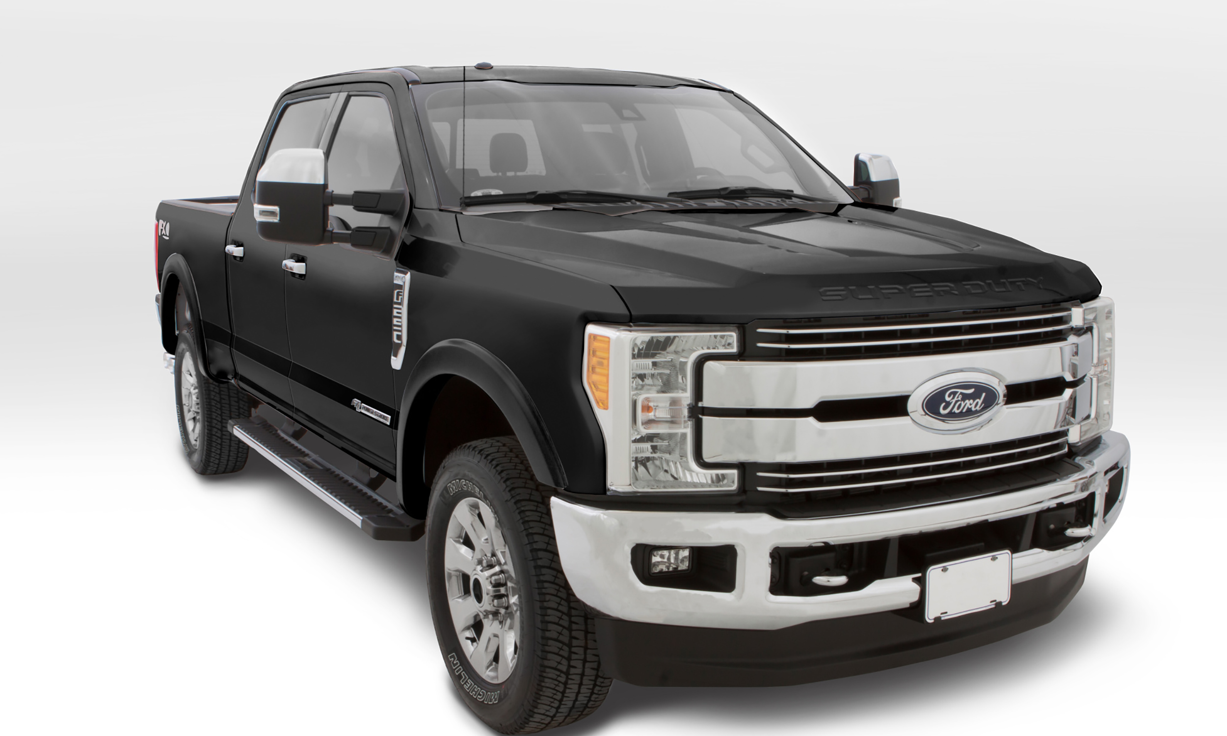 Bushwacker 20944-02 - 17-18 Ford F-250 Super Duty OE Style Flares 4pc - Black Bushwacker 20944-02 - 17-18 Ford F-250 Super Duty OE Style Flares 4pc - Black
