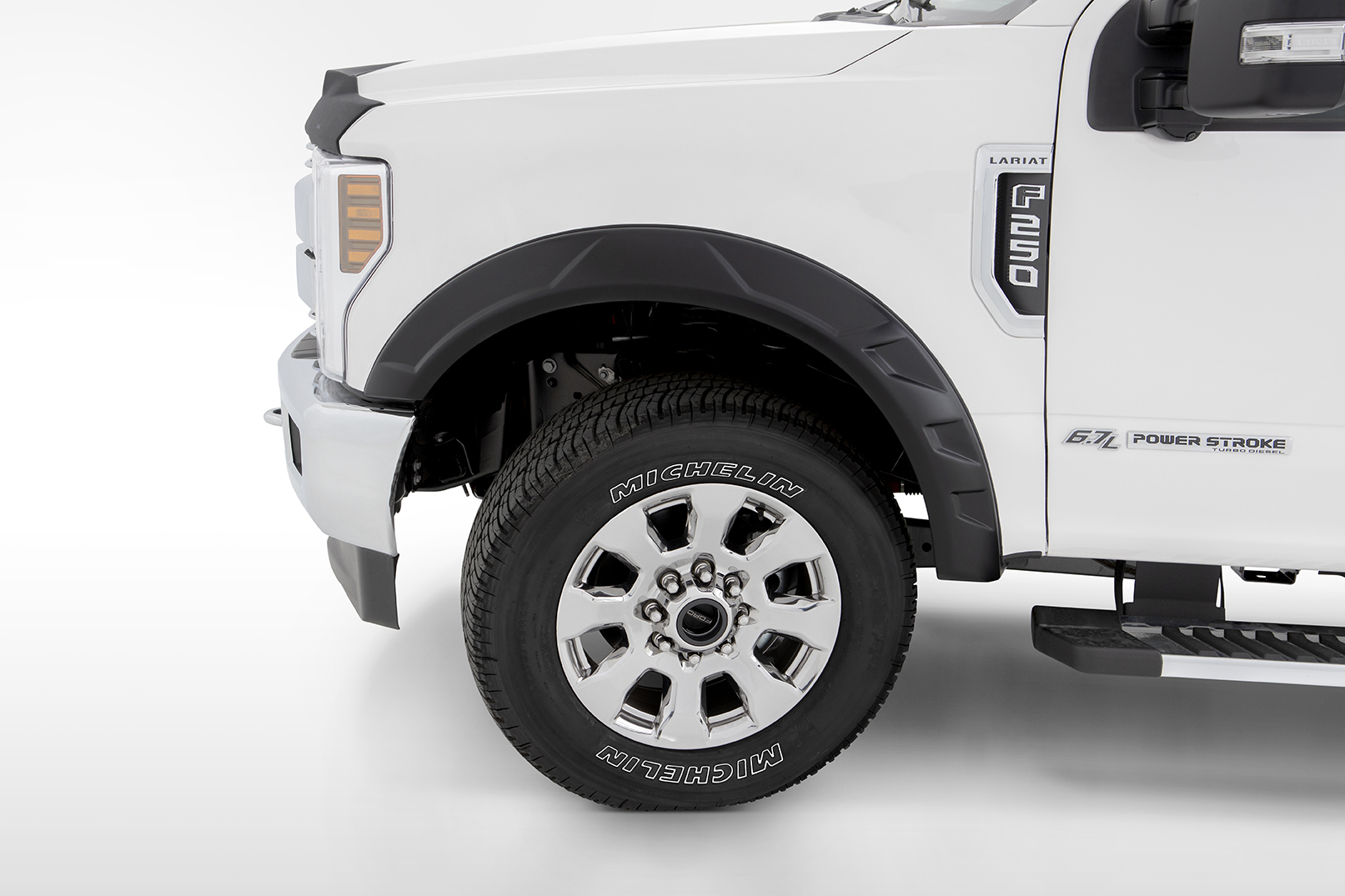 Bushwacker 20125-02 - DRT Style Fender Flares; Front for 2017-2020 Ford F-250/F-350/F-450 Super Duty Bushwacker 20125-02 - DRT Style Fender Flares; Front for 2017-2020 Ford F-250/F-350/F-450 Super Duty