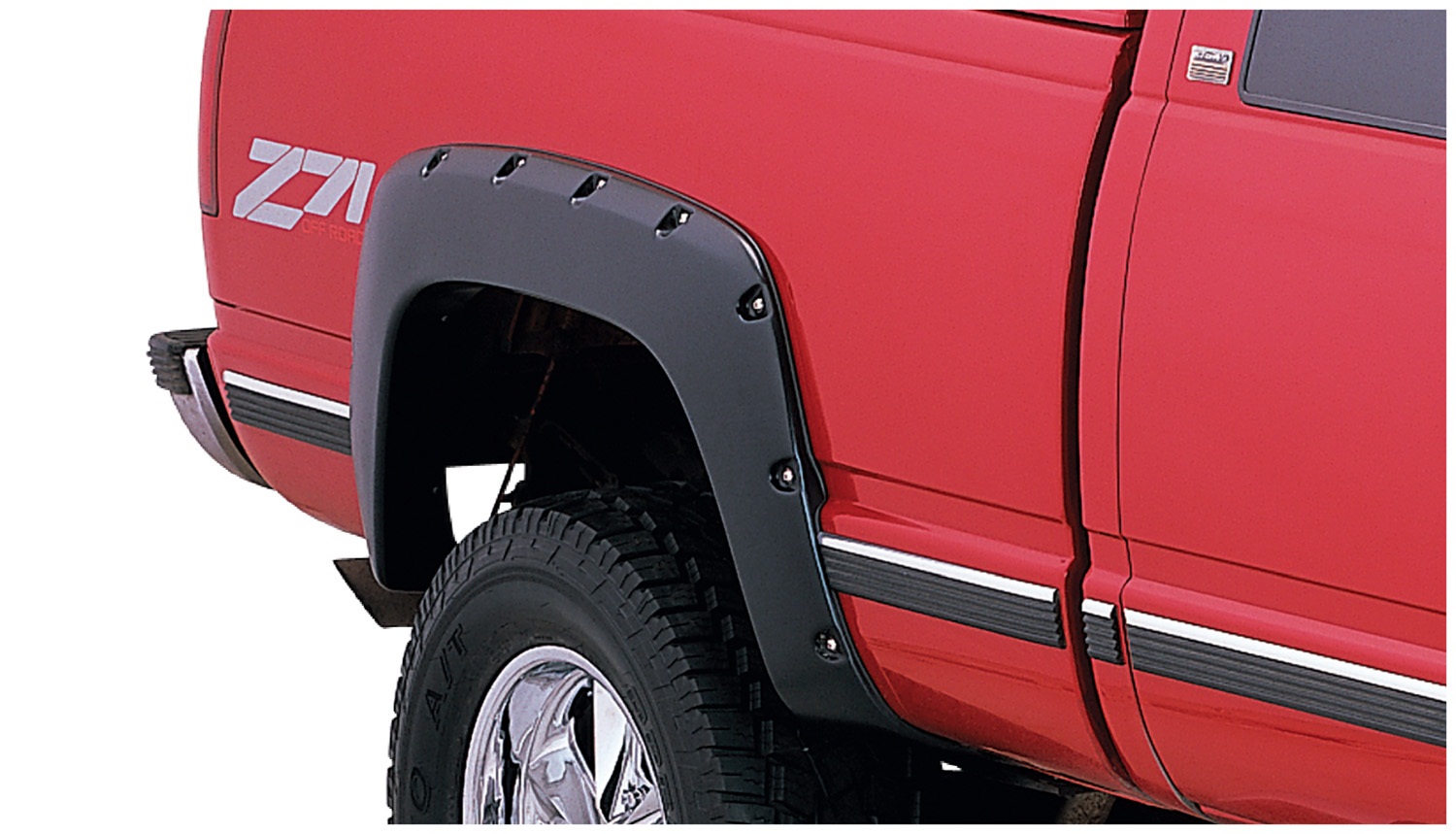 Bushwacker 40062-02 - 88-99 Chevy C1500 Pocket Style Flares 2pc - Black