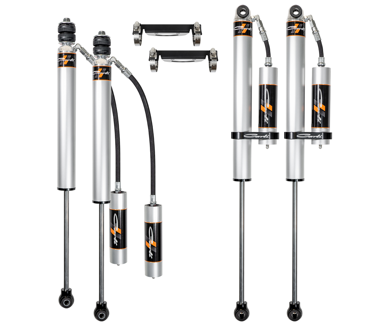Carli Suspension AS-F45SPKG-CS20RR-A - Carli 05-23 Ford F250/350 4x4 -Spec 2.0in Rr 4.5in/5.5in Lift Front/Rear Shock Pkg