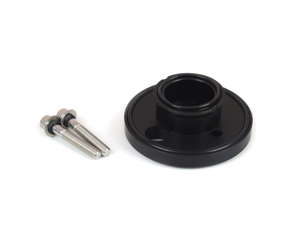 Canton 22-580 - Billet Aluminum Remote Oil Filter Adapter SBC/BBC Straight Ports