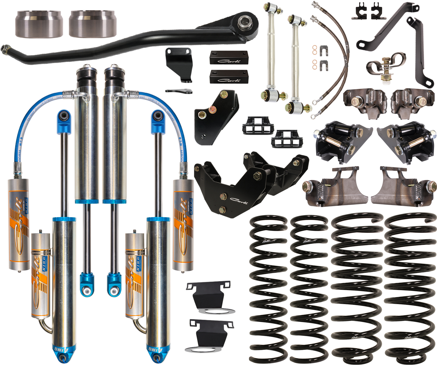 Carli Suspension CS-DD30-1419-D - Carli 14-23 Ram 2500 Diesel Dominator 3.0 Leveling - Base - 3.25in Lift Kit