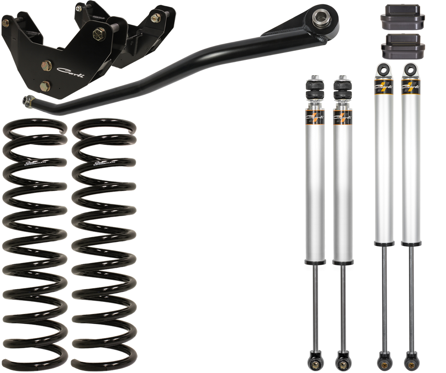 Carli Suspension CS-D3-COM-CS-1319-D - Carli Commuter Suspension System - 3in Lift - 2013-22 - Ram 3500 - Diesel - 4X4