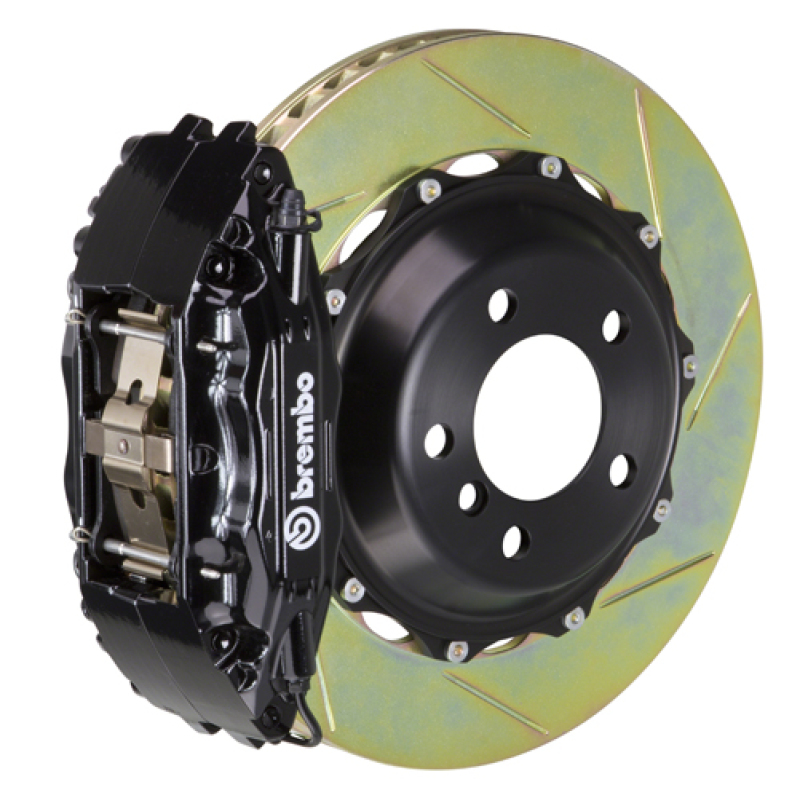 Brembo 1B2.8017A1 - 02-06 Q45 Front GT BBK 4 Piston Cast 2pc 355x32 2pc Rotor Slotted Type-1-Black Brembo 1B2.8017A1 - 02-06 Q45 Front GT BBK 4 Piston Cast 2pc 355x32 2pc Rotor Slotted Type-1-Black