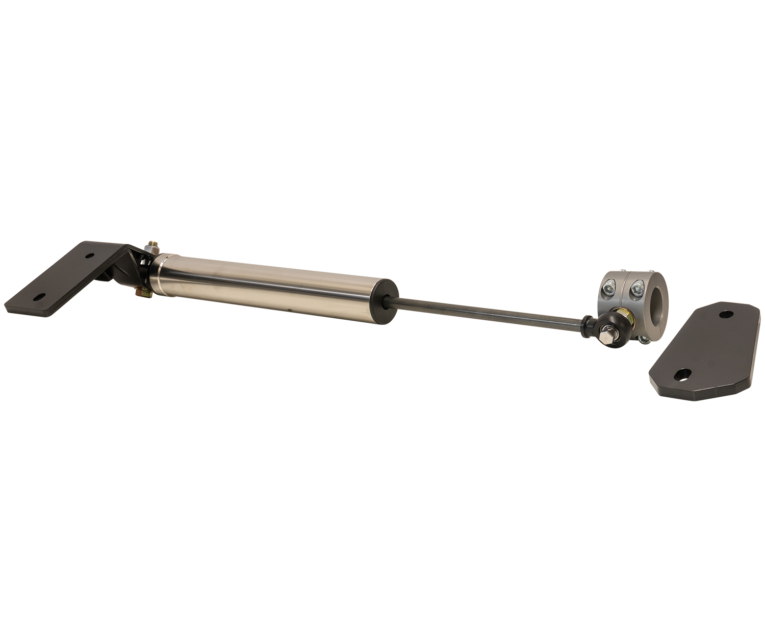 Carli Suspension CS-DHMSS-19 - Carli Stainless High-Mount Steering Stabilizer Kit - 2019-23 Ram 2500/3500 - 4X4