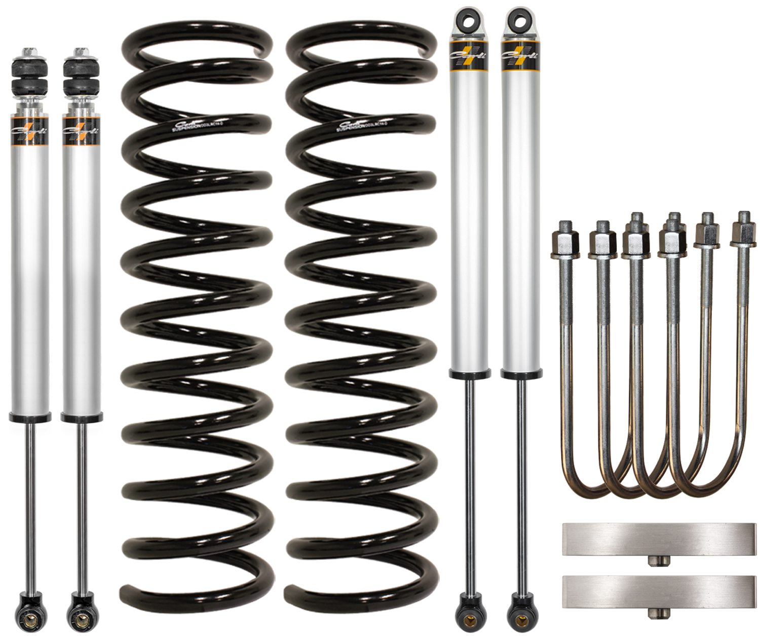 Carli Suspension CS-DLVL-CS-19-D - Carli Leveling Suspension - Base - 2.5in Lift - 2019-23 - Ram 3500 - Diesel - 4X4