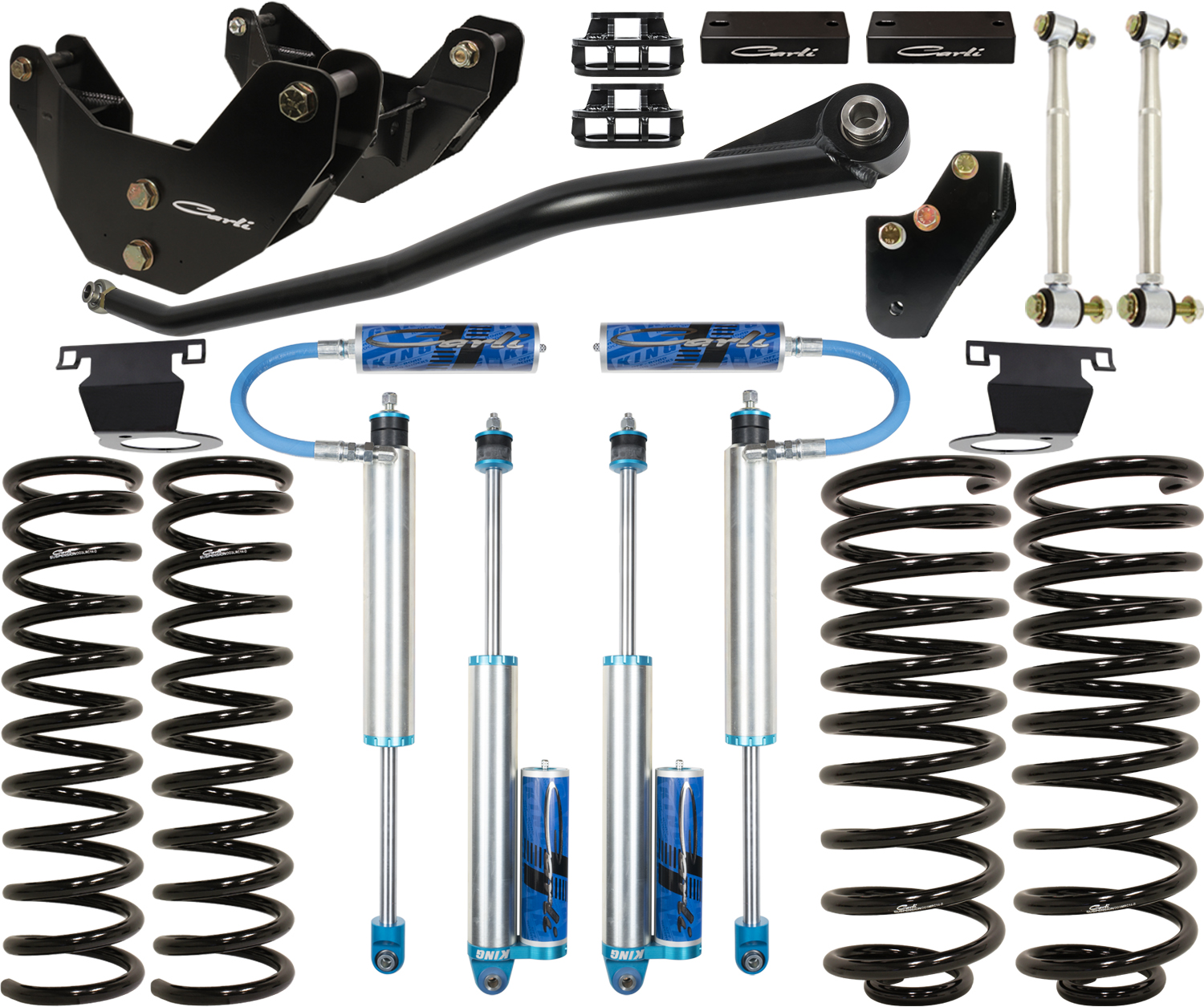 Carli Suspension CS-DPT25-1419-D - Carli Pintop 2.5 Suspension System - Base - 3.25in Lift - 14-22 Ram 2500 - Coil Rear