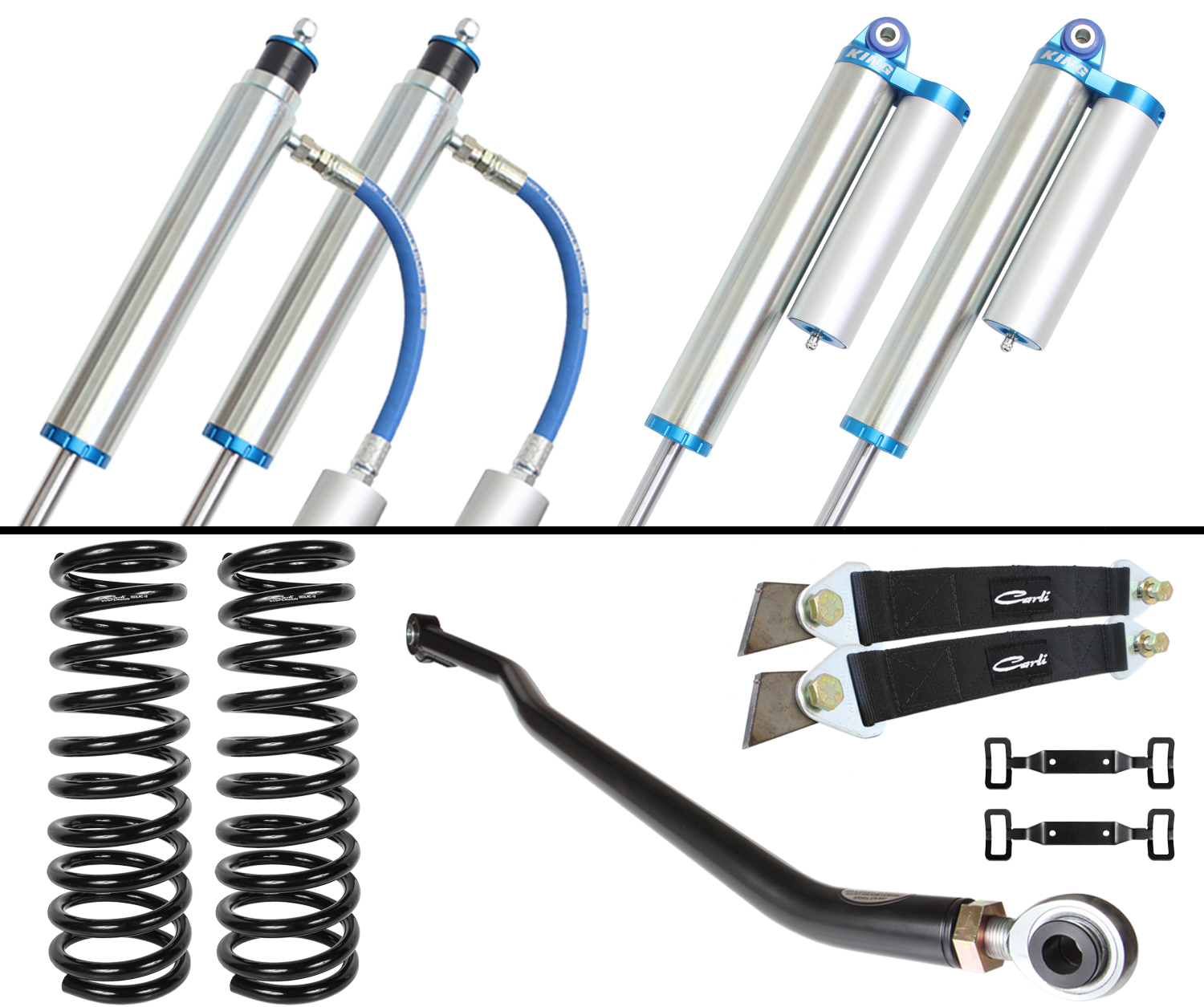 Carli Suspension CS-DPT25-10-D - Carli Pintop 2.5 Leveling System - Base - 3in Lift - 2010-13 Ram 2500/3500 - Diesel