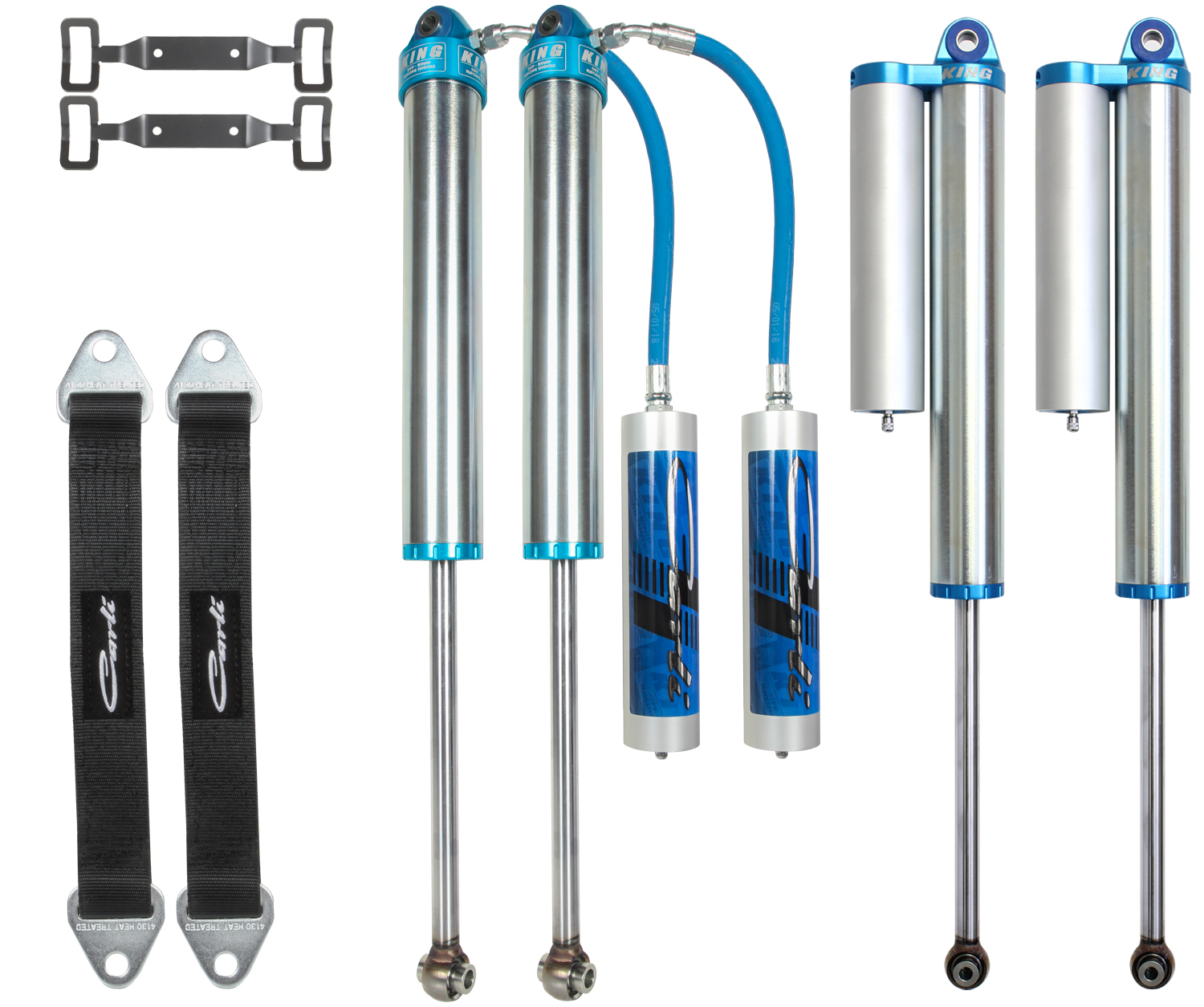 Carli Suspension CS-DPER25SPKG-03-D-LA - Carli Performance 2.5 Shock Set - Long Arm Valving - 2003-12 Ram 2500/3500 - Diesel