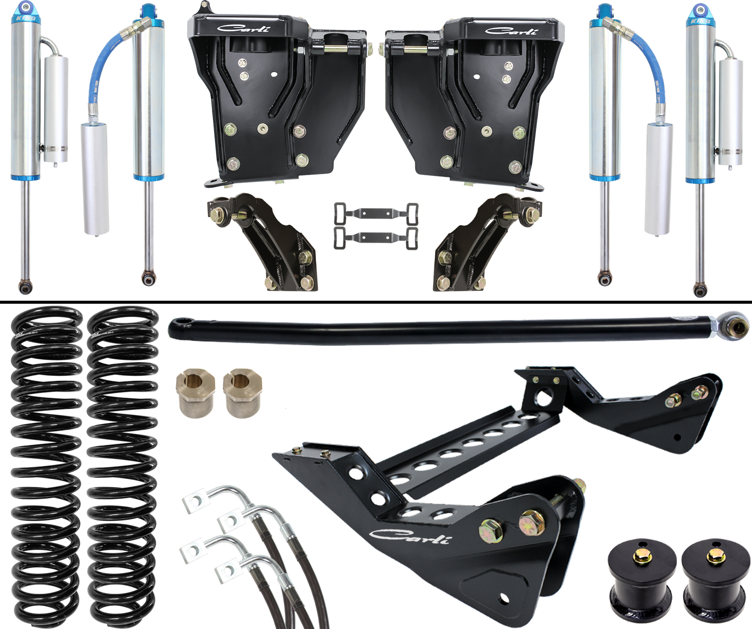 Carli Suspension CS-F45-D30-05 - Carli Dominator 2.5 System - Base - 4.5in Lift - 2005-07 Ford F250/F350 - Diesel Carli Suspension CS-F45-D30-05 - Carli Dominator 2.5 System - Base - 4.5in Lift - 2005-07 Ford F250/F350 - Diesel