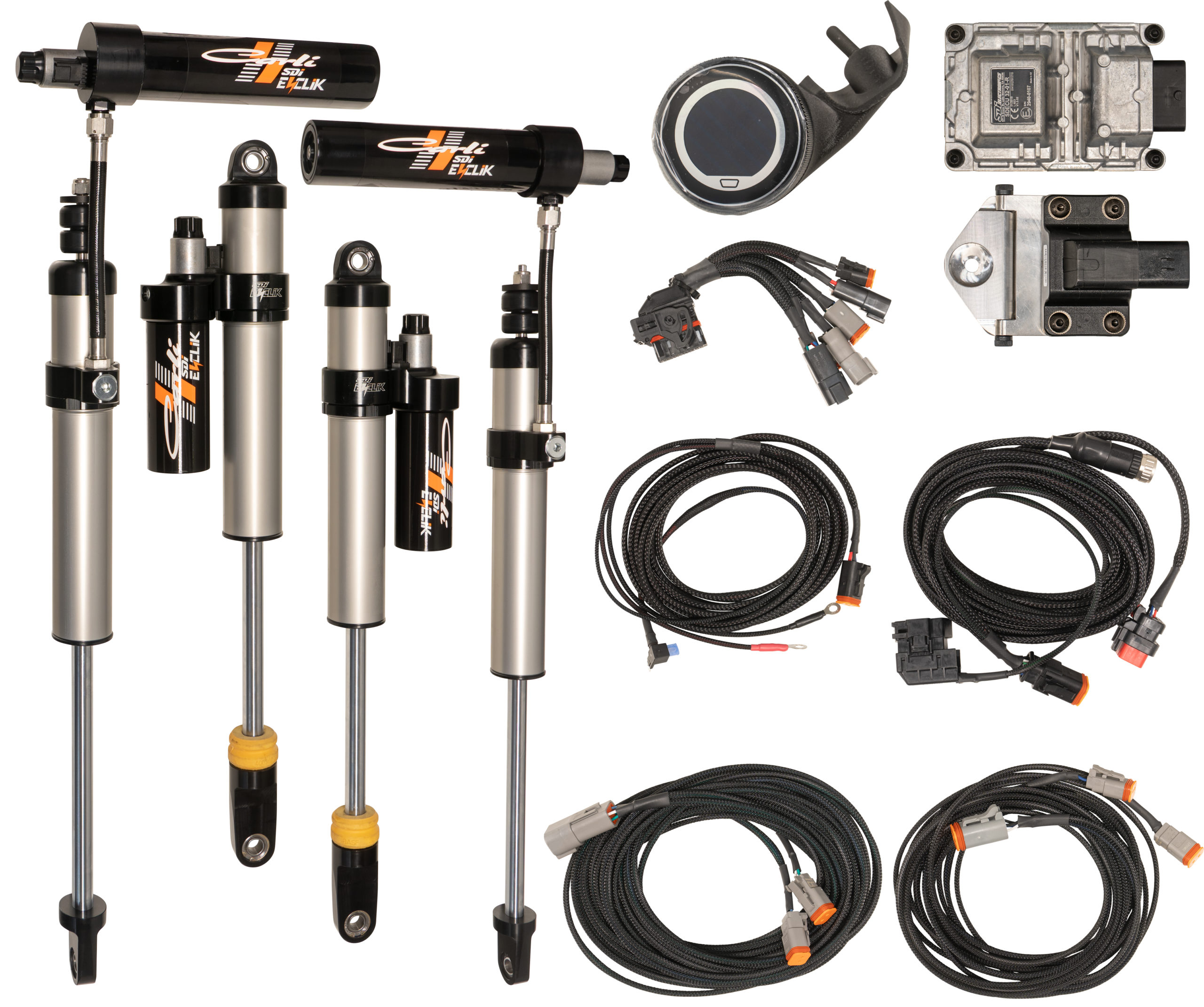 Carli Suspension CS-FEV25SPKG-LVL-17 - Carli E-Venture 2.5 Shock Set - 2017-Up Ford F250/F350 - W/1.5/3.5in Lift - Diesel
