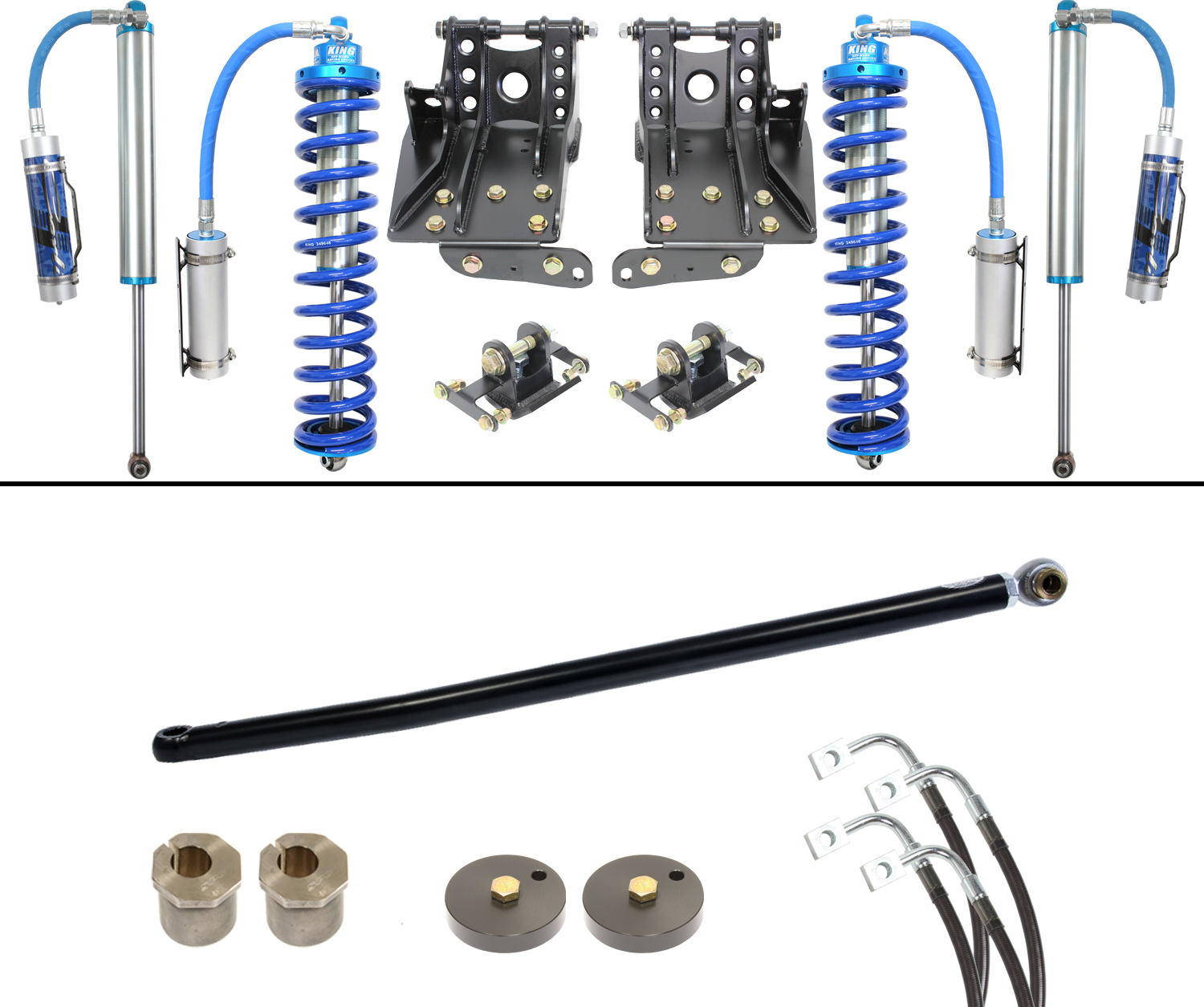 Carli Suspension CS-FLVL-CO25-11 - Carli Coilover Leveling System - Base - 2.5/3.5in Lift - 11-16 Ford F250/350 - Diesel Carli Suspension CS-FLVL-CO25-11 - Carli Coilover Leveling System - Base - 2.5/3.5in Lift - 11-16 Ford F250/350 - Diesel